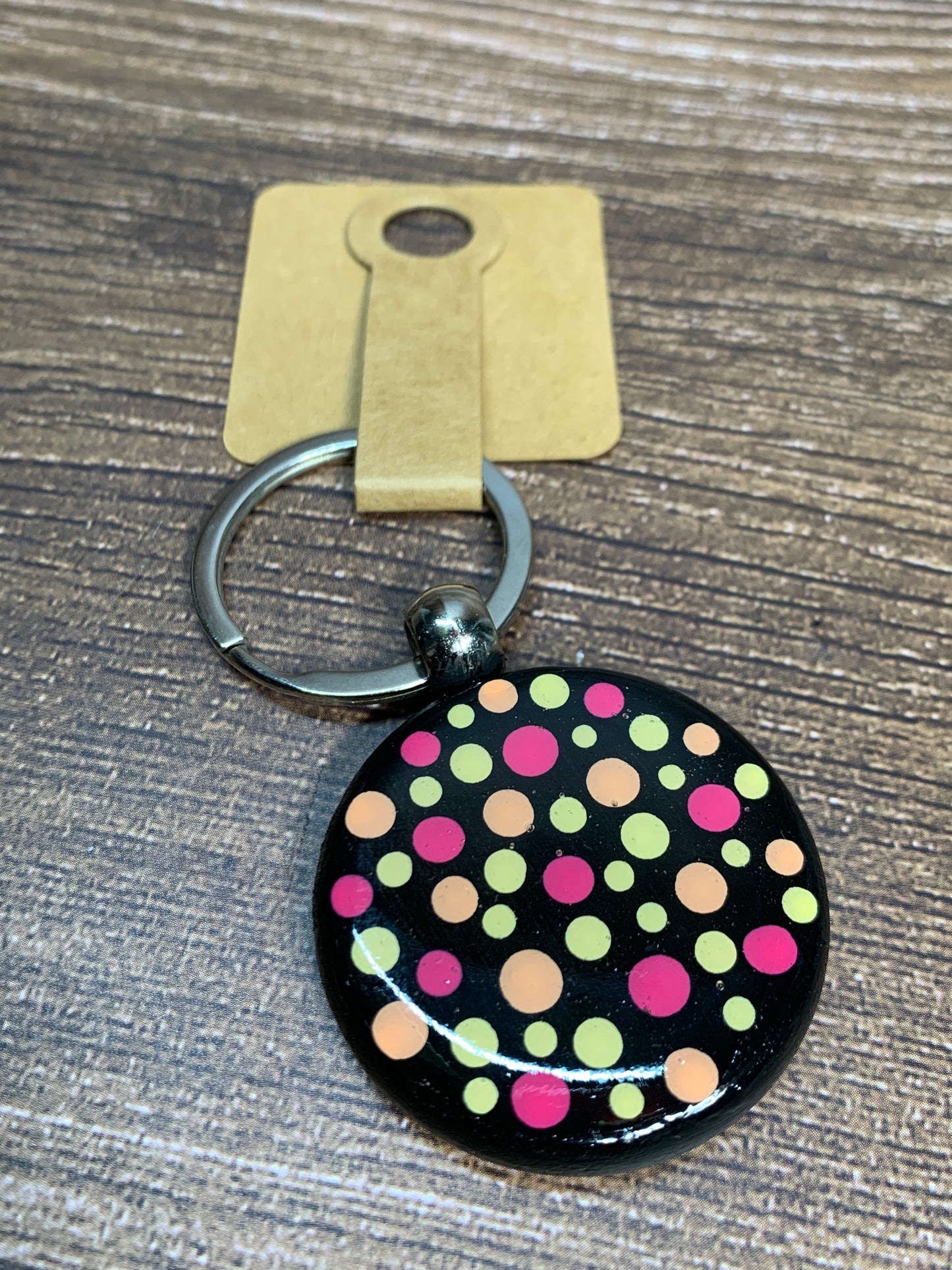 KC#19 Dot Art Keychain