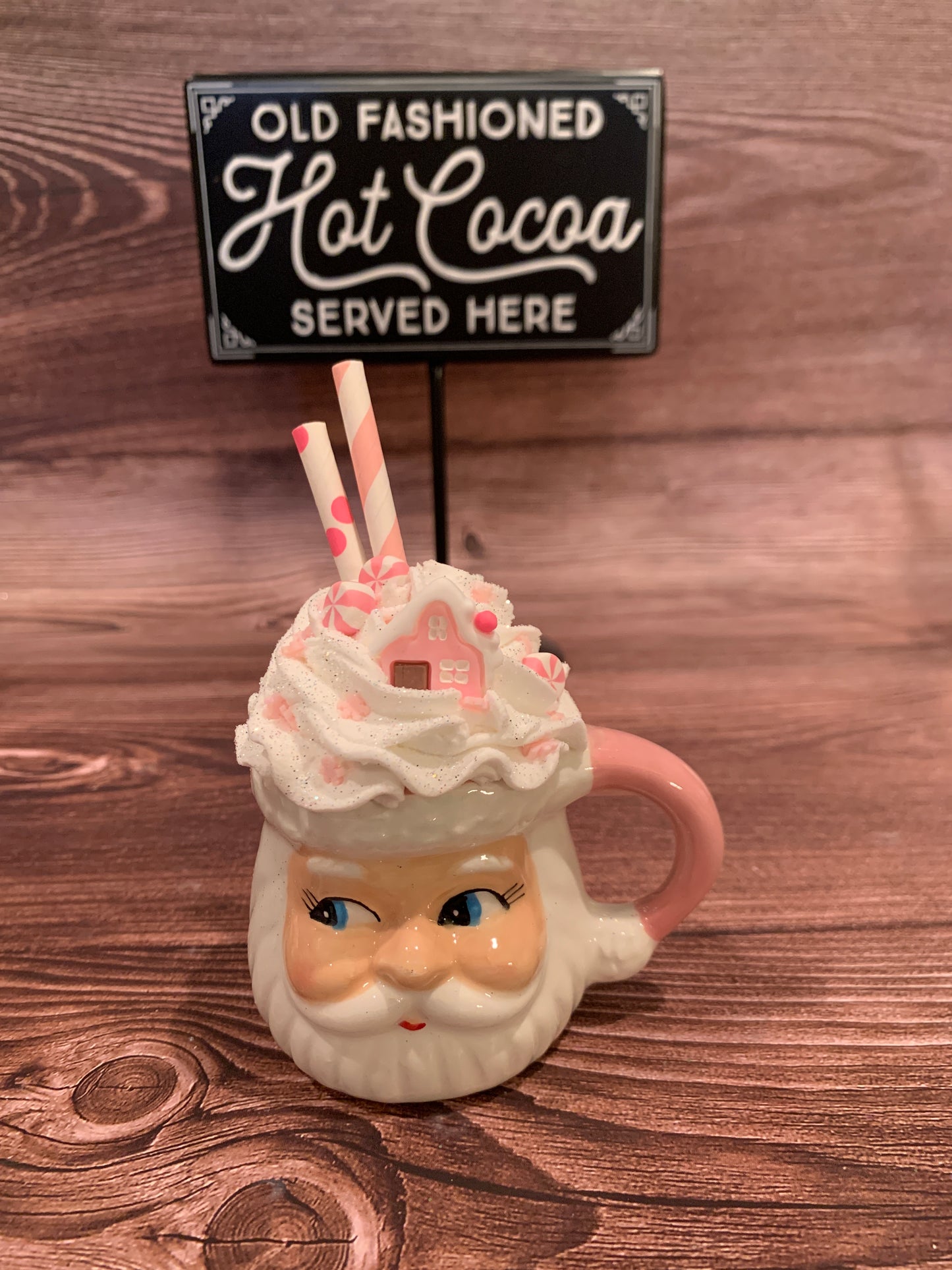 Pink Santa Mini Mug