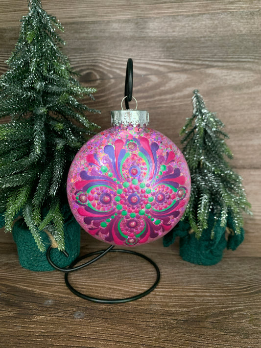 #147 Glittered Ornament