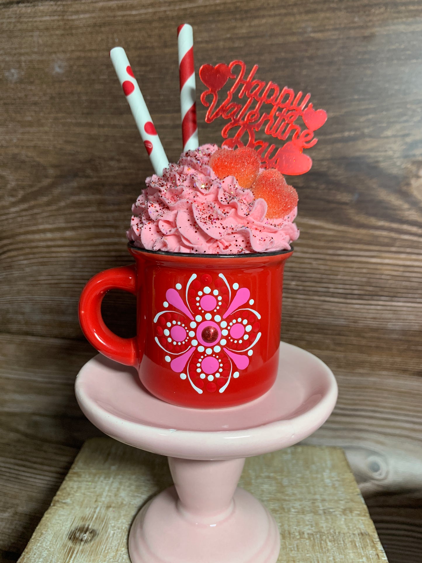 Red Valentine Mini Camp Mugs