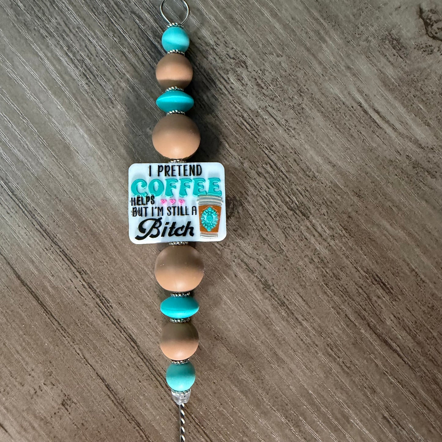 Beaded straw cleaner