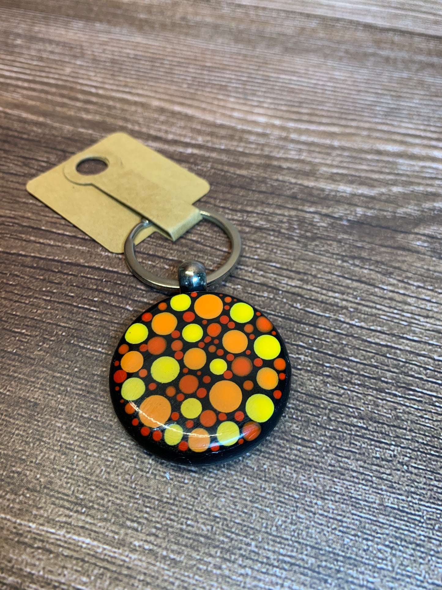 KC#37 Dot Art Keychain