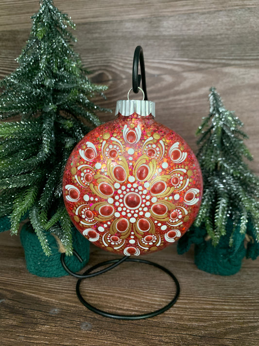 #150 Glittered Ornament