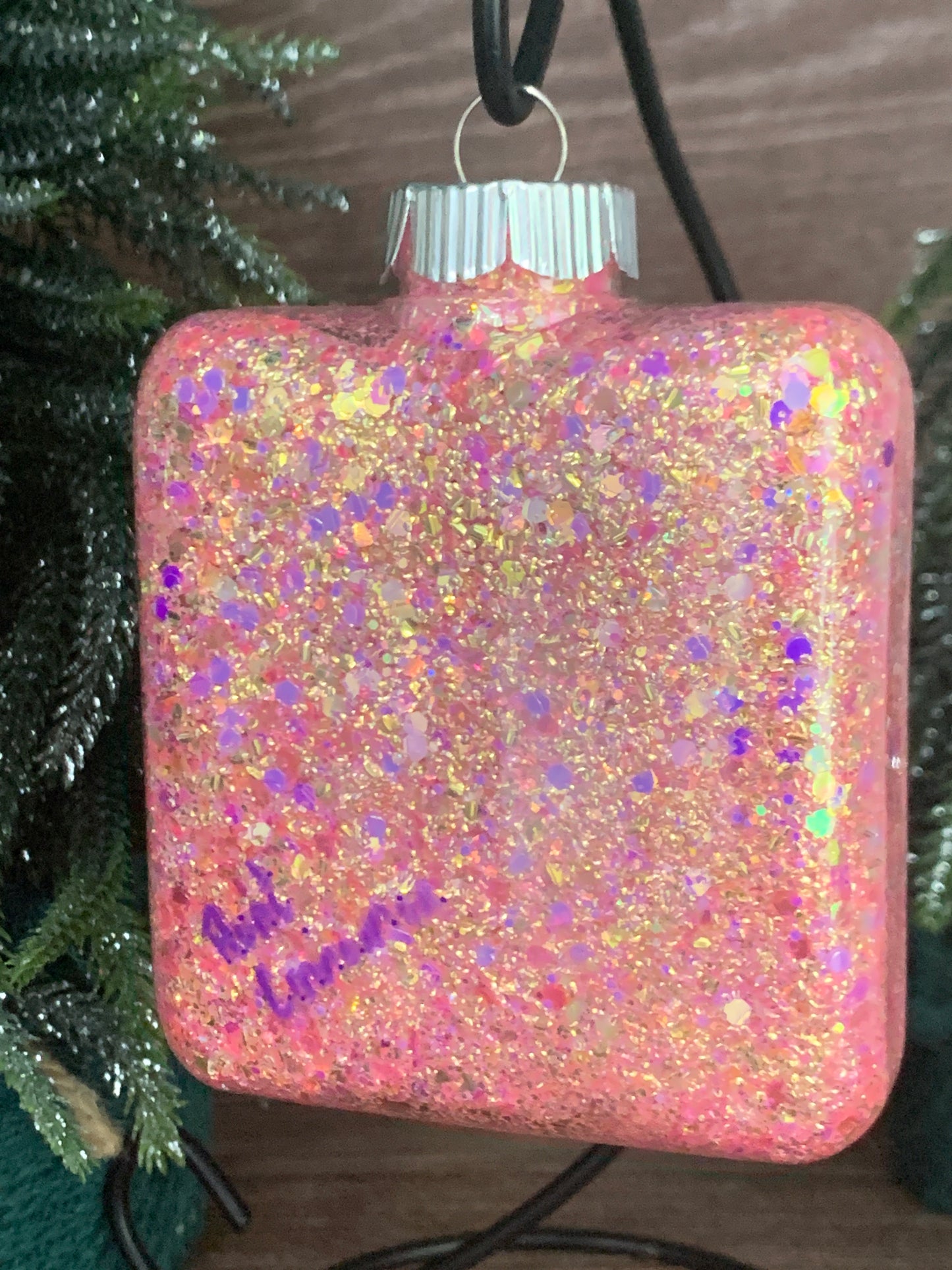 #135 Glittered Ornament