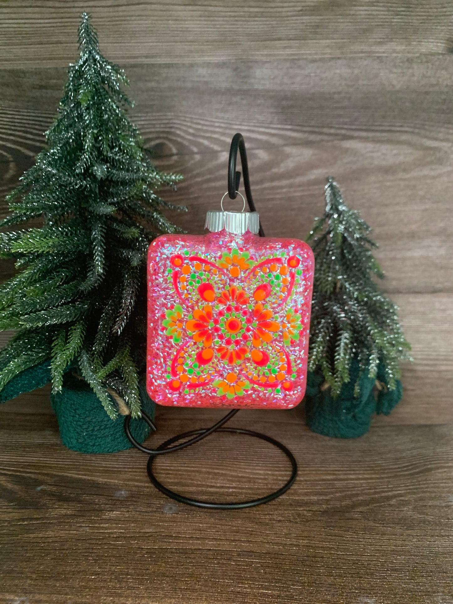 #134 Glittered Ornament
