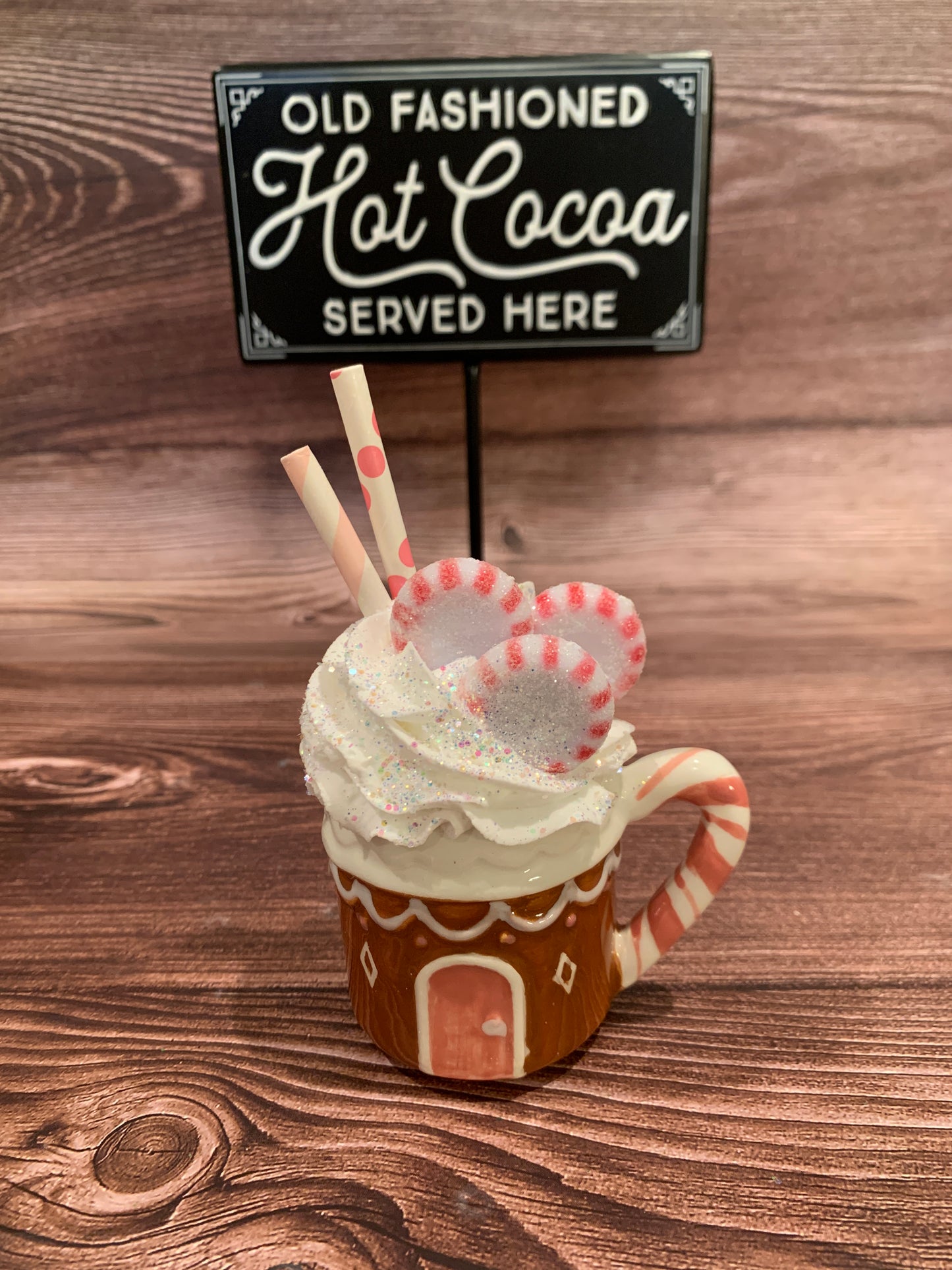 Pink Gingerbread Mini Mug