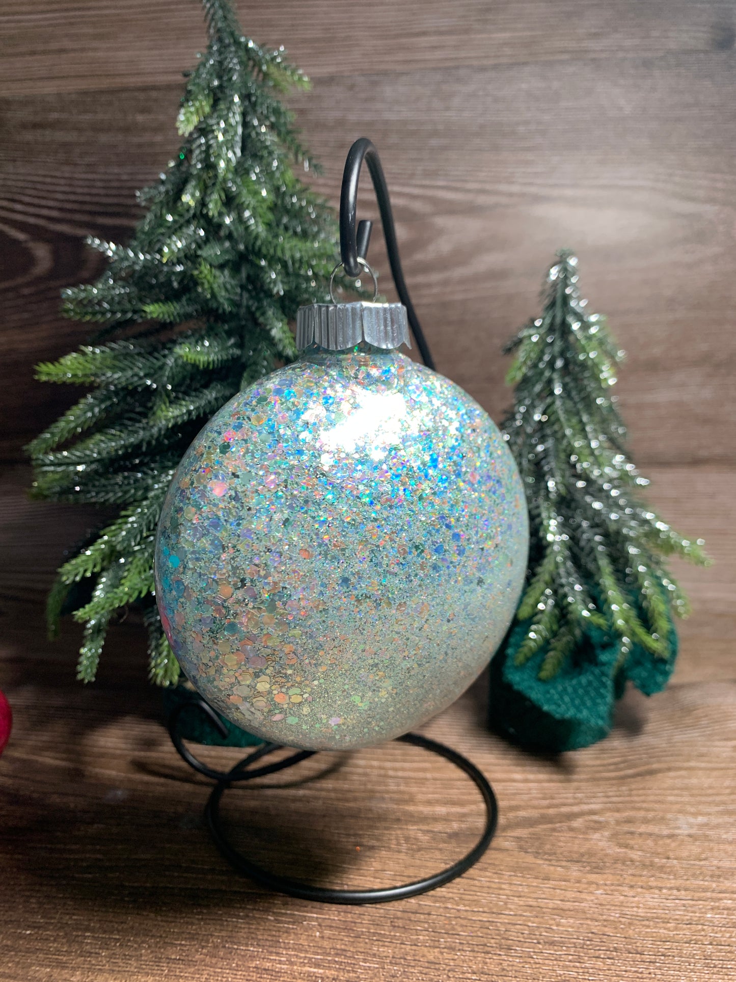 #162 Glittered Ornament
