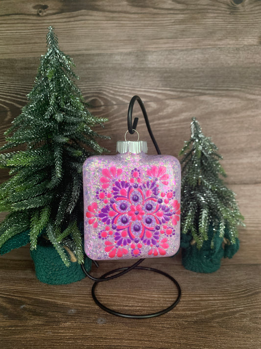 #140 Glittered Ornament