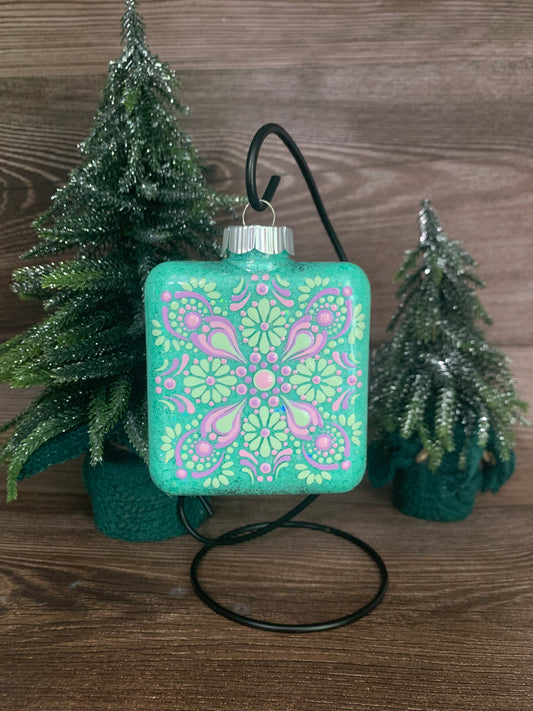 #141 Glittered Ornament