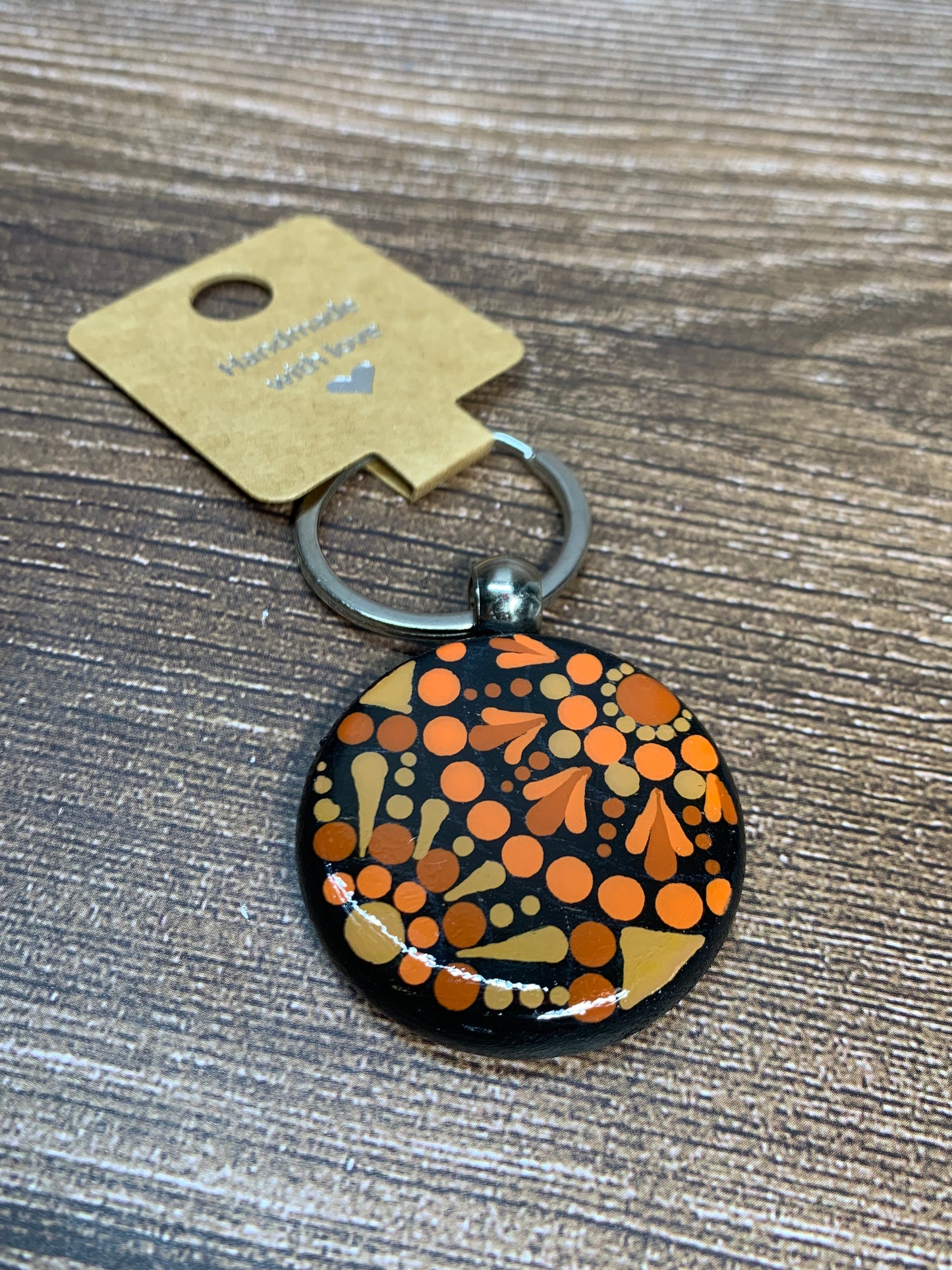 KC#16 Dot Art Keychain