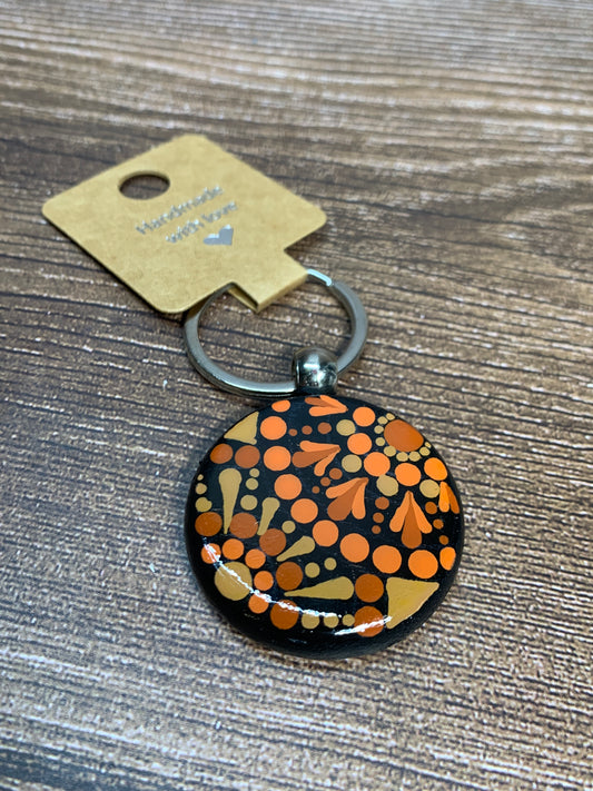 KC#16 Dot Art Keychain