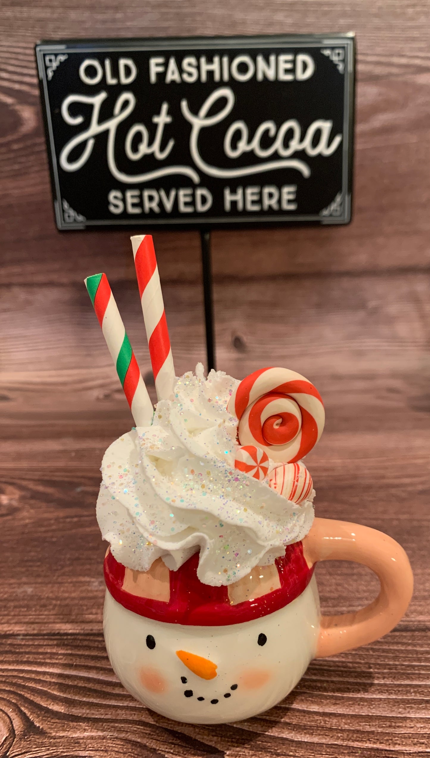 Pink Snowman Mini Mug