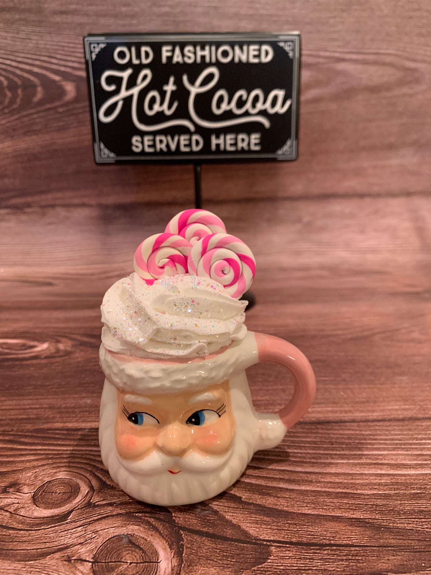 Pink Santa Mini Mug