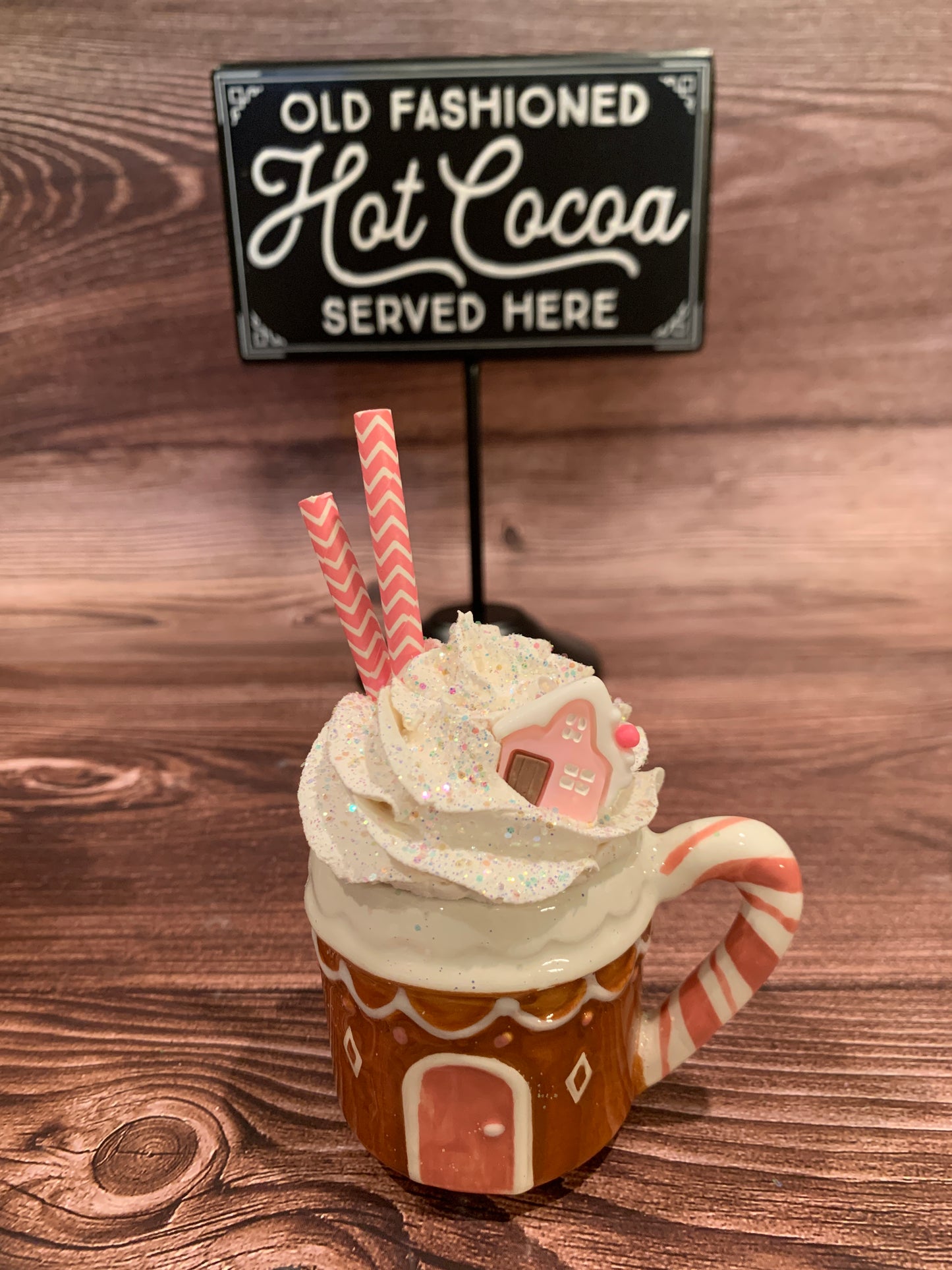 Pink Gingerbread Mini Mug