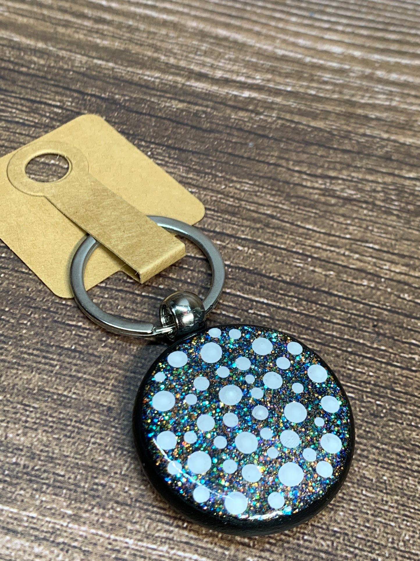 KC#9 Dot Art Keychain