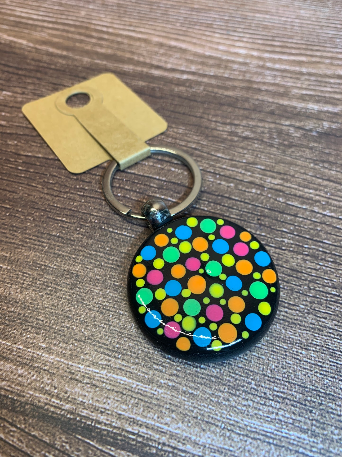 KC#23 Dot Art Keychain