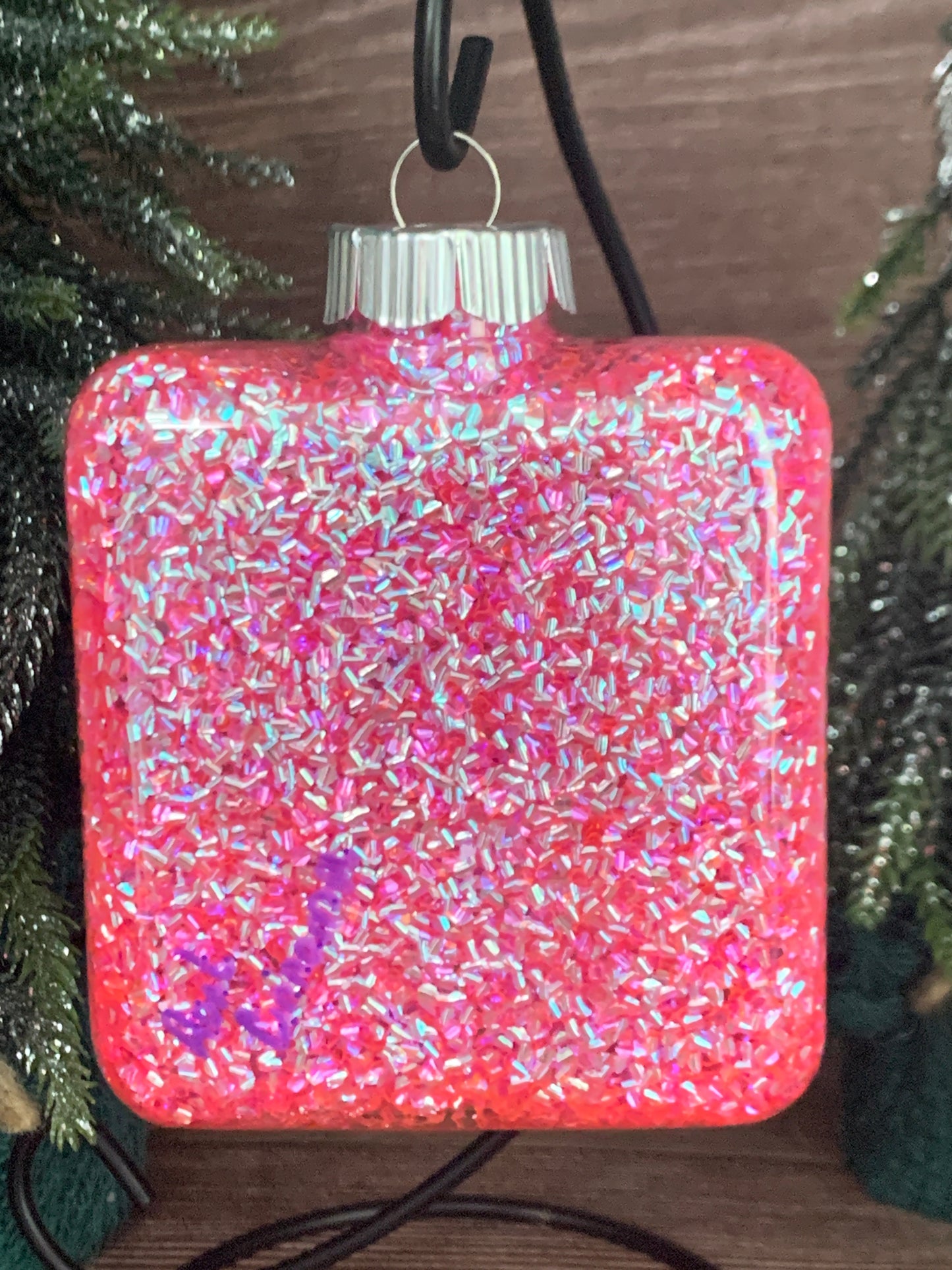 #134 Glittered Ornament