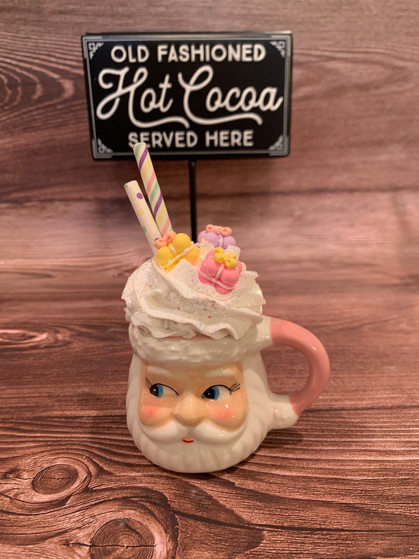 Pink Santa Mini Mug