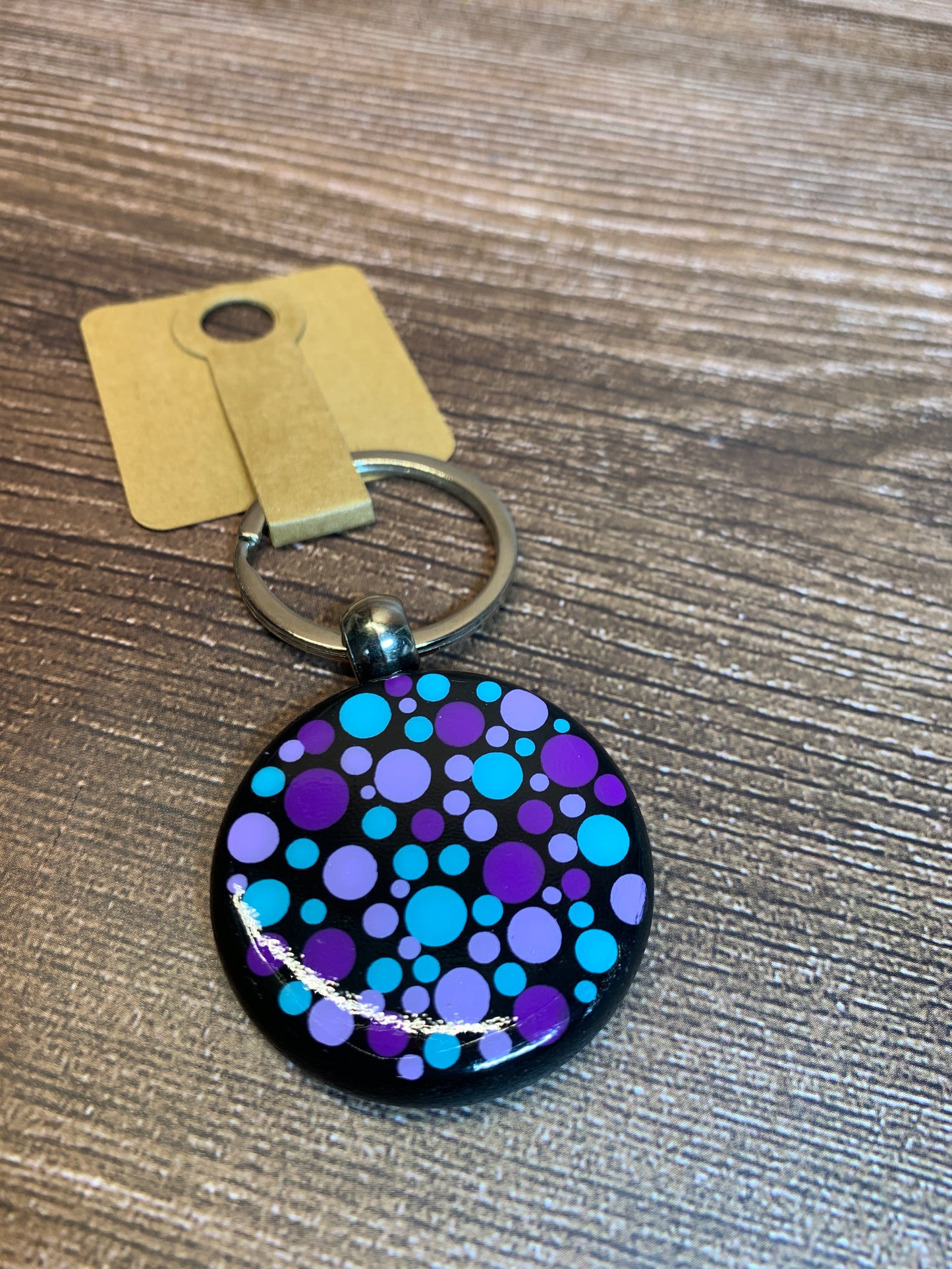 KC#36 Dot Art Keychain