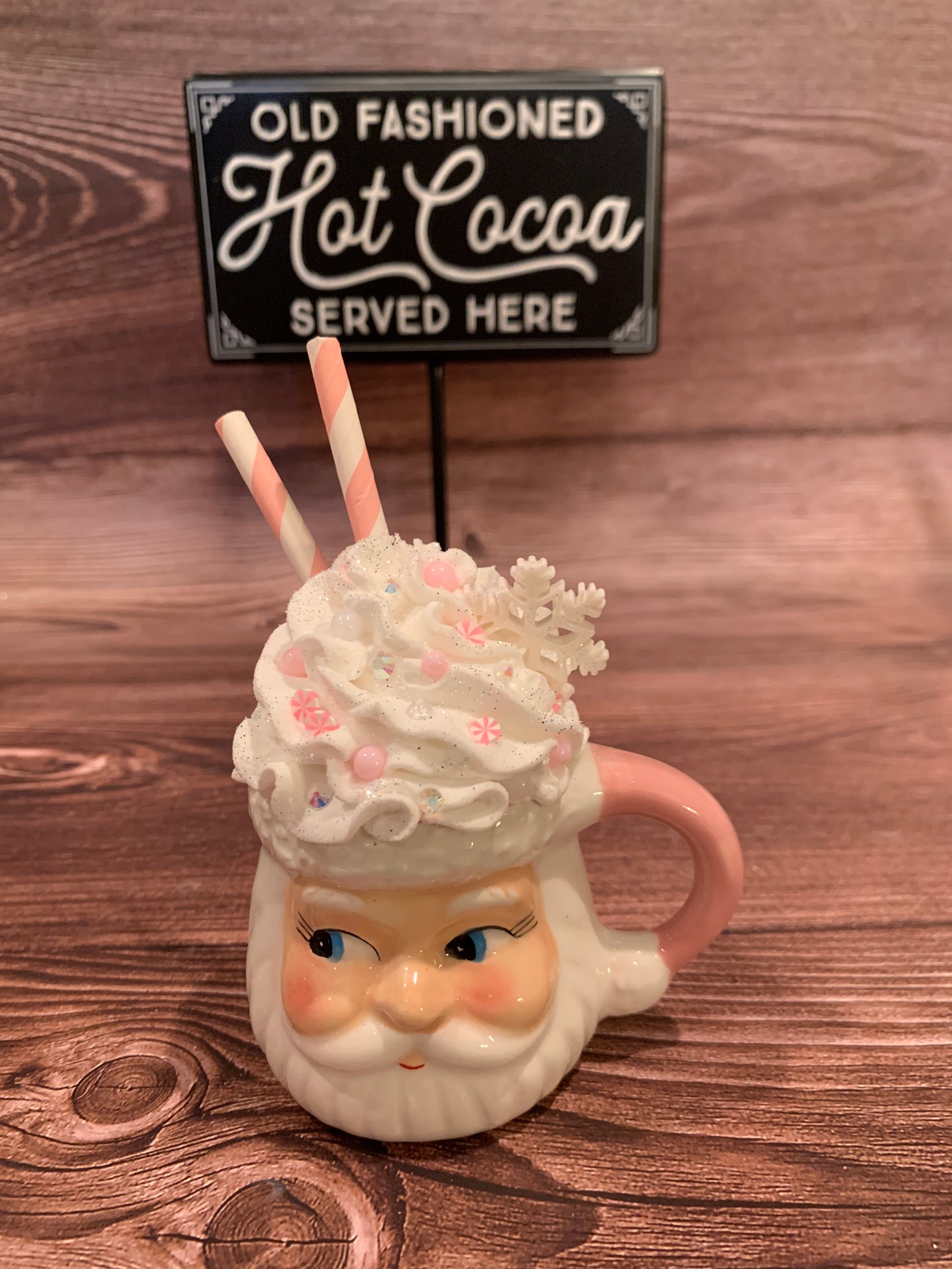 Pink Santa Mini Mug