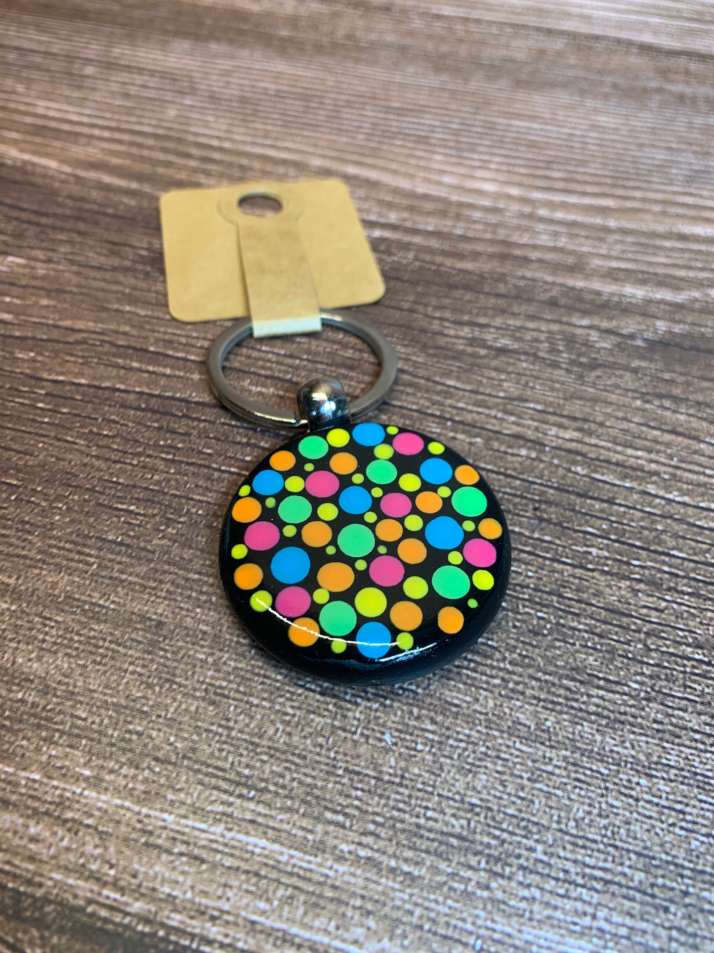 KC#33 Dot Art Keychain