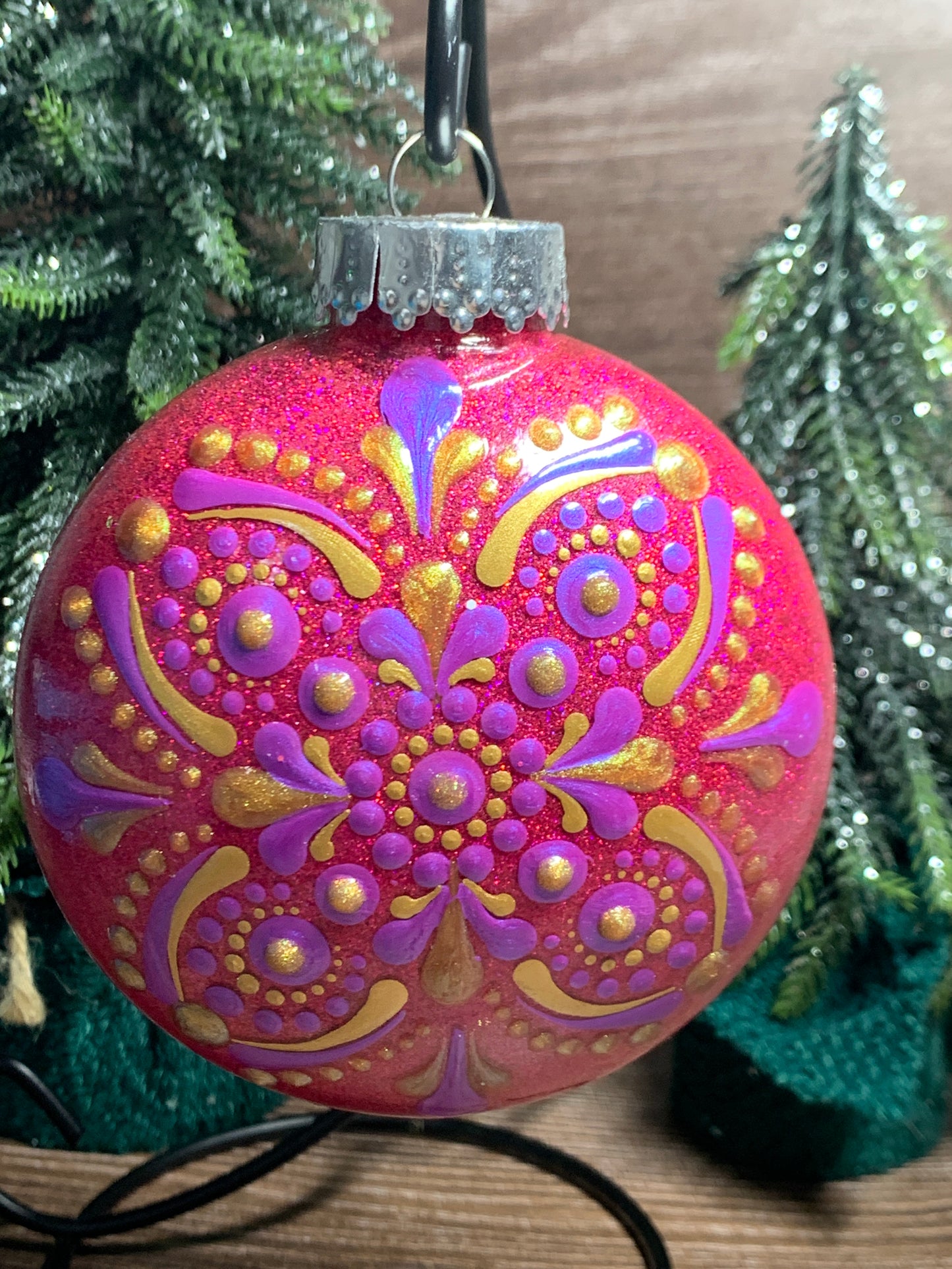 #161 Glittered Ornament