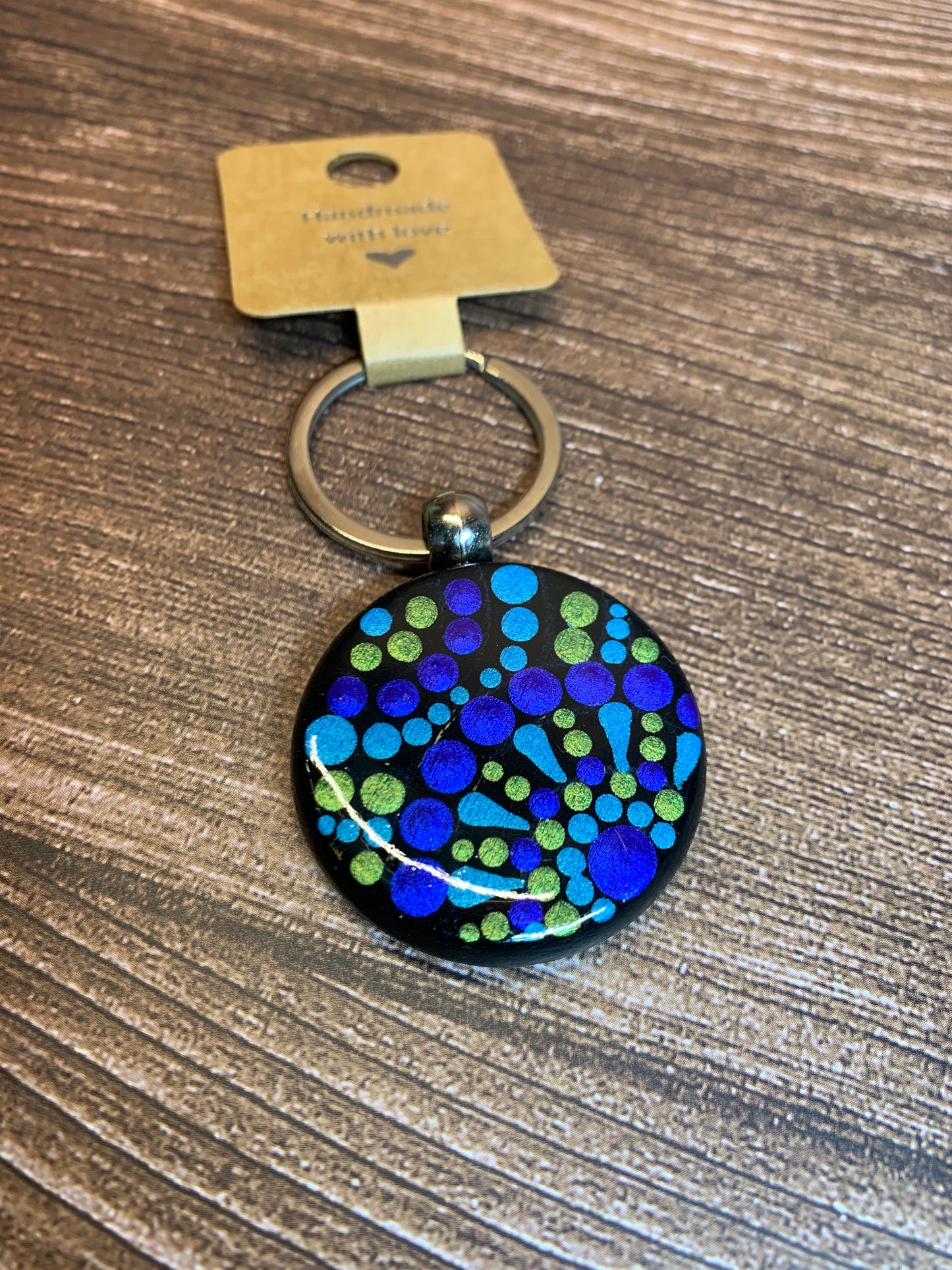 KC#24 Dot Art Keychain