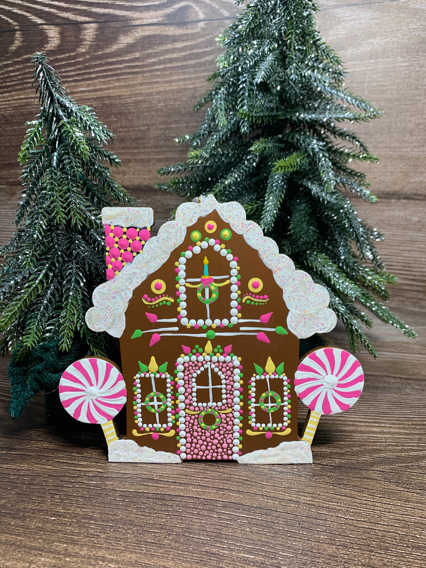 Gingerbread house ornament