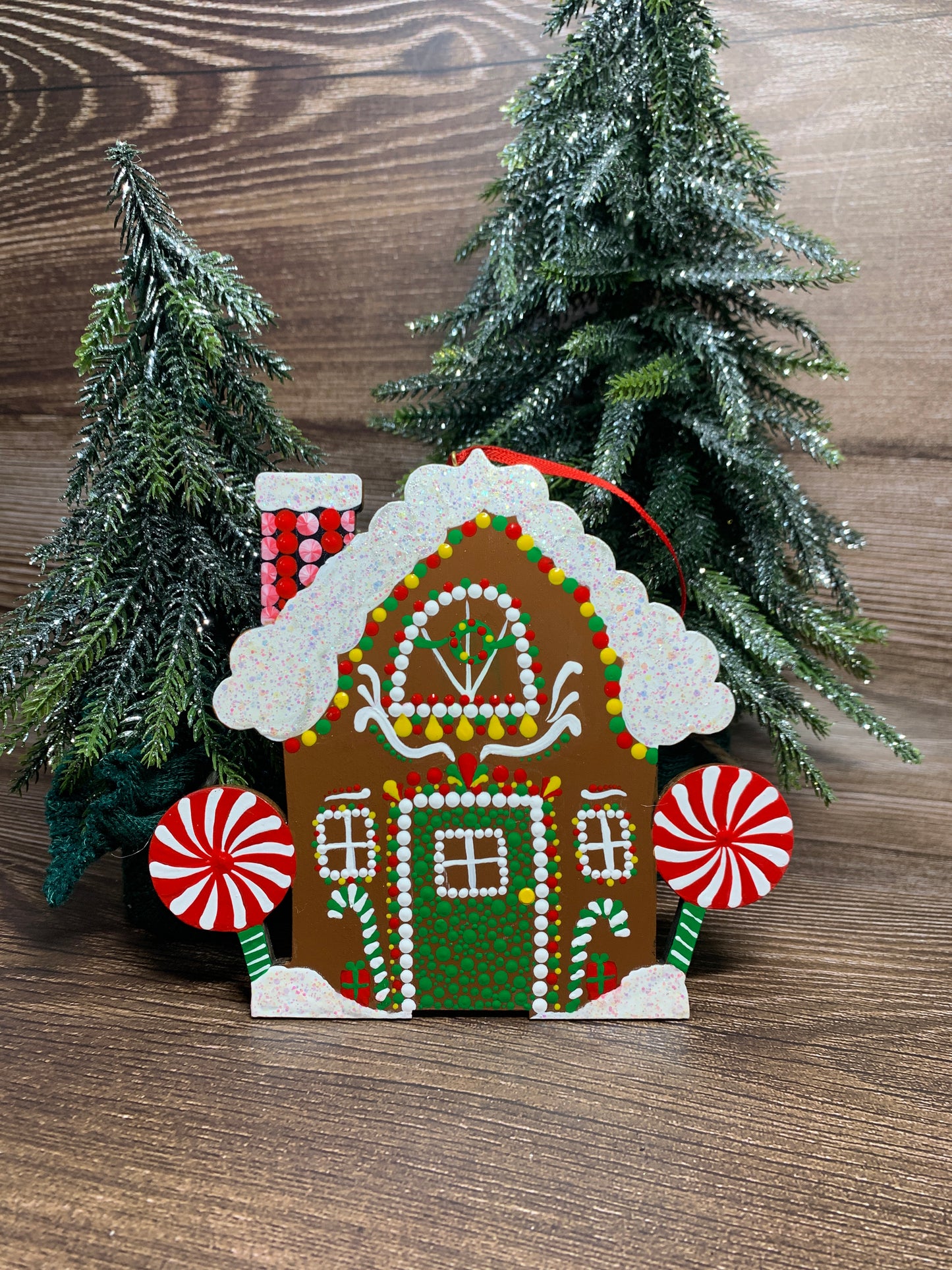 Gingerbread house ornament