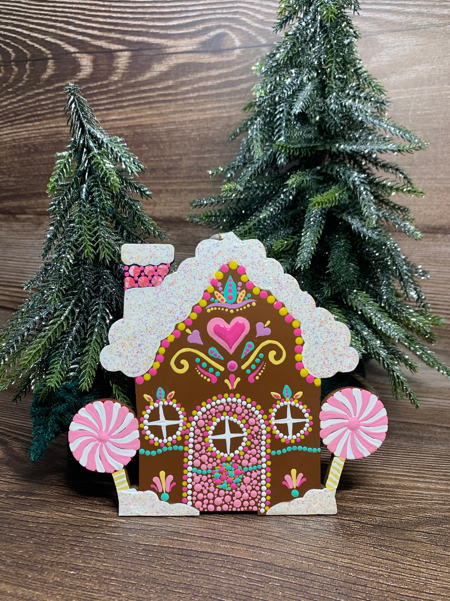 Gingerbread house ornament
