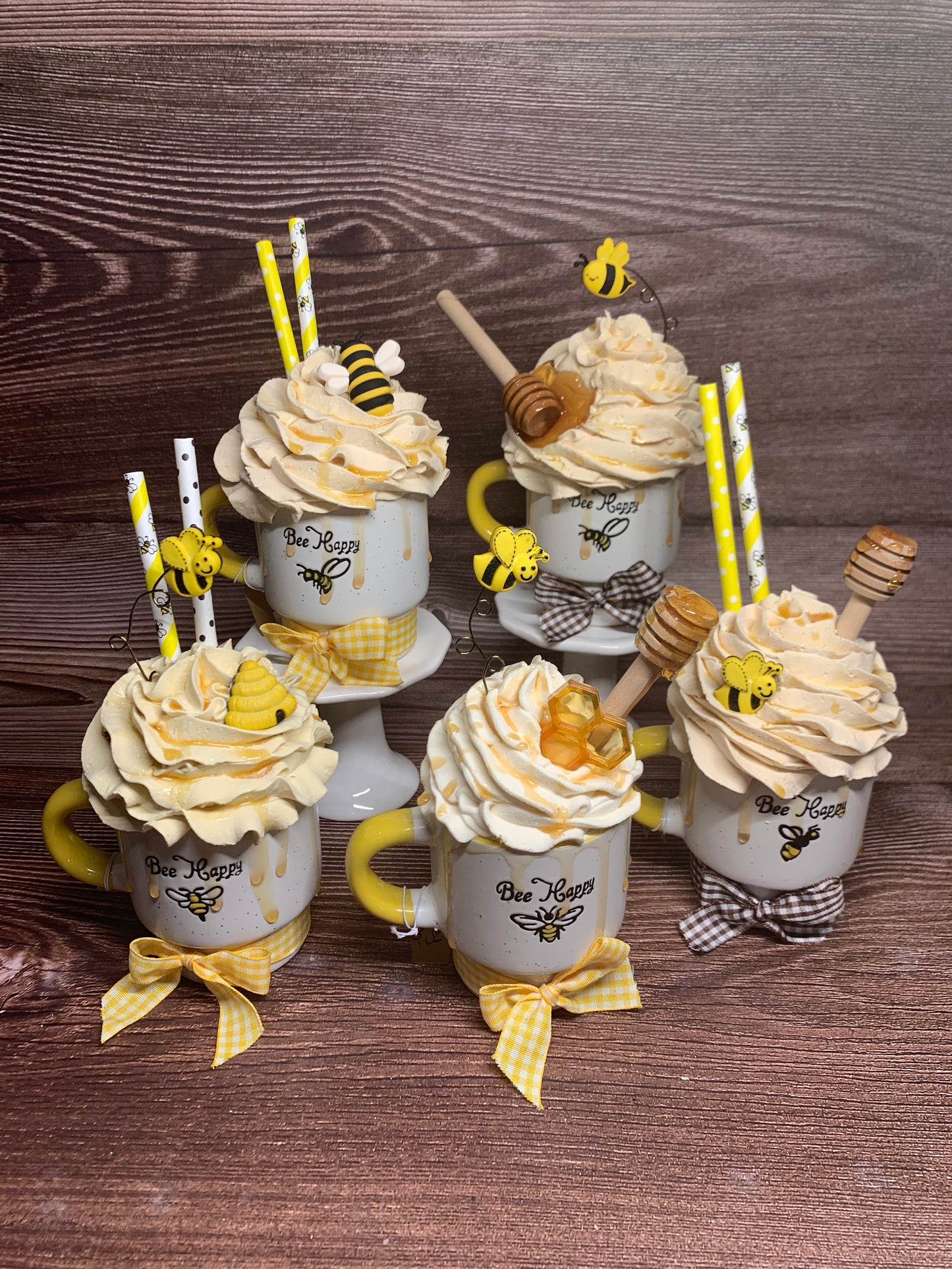 Bee Happy Mini Mugs