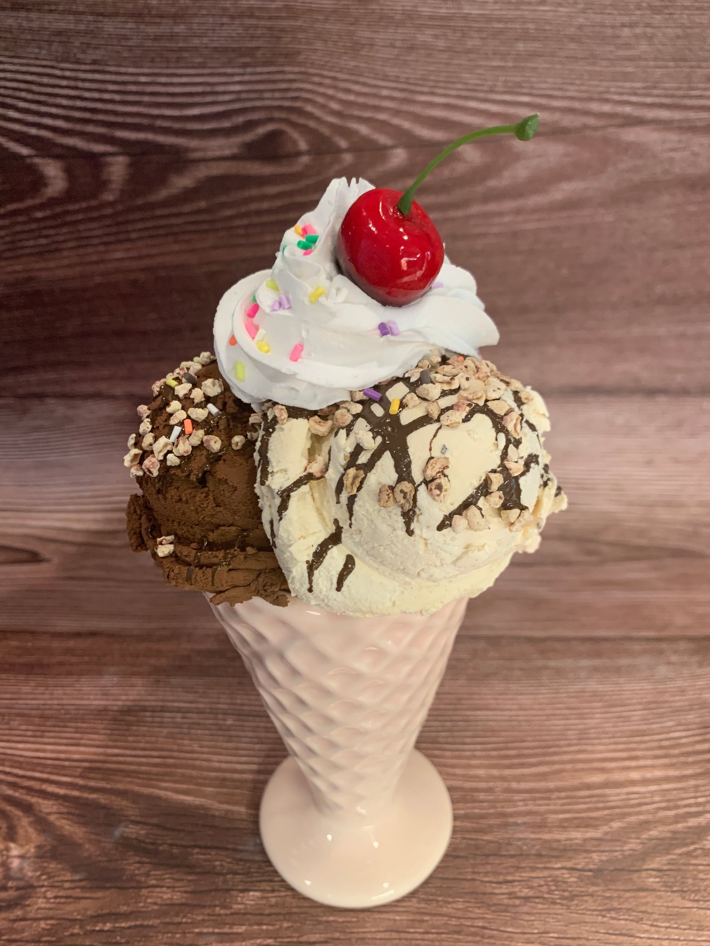 Faux Ice Cream Sundae