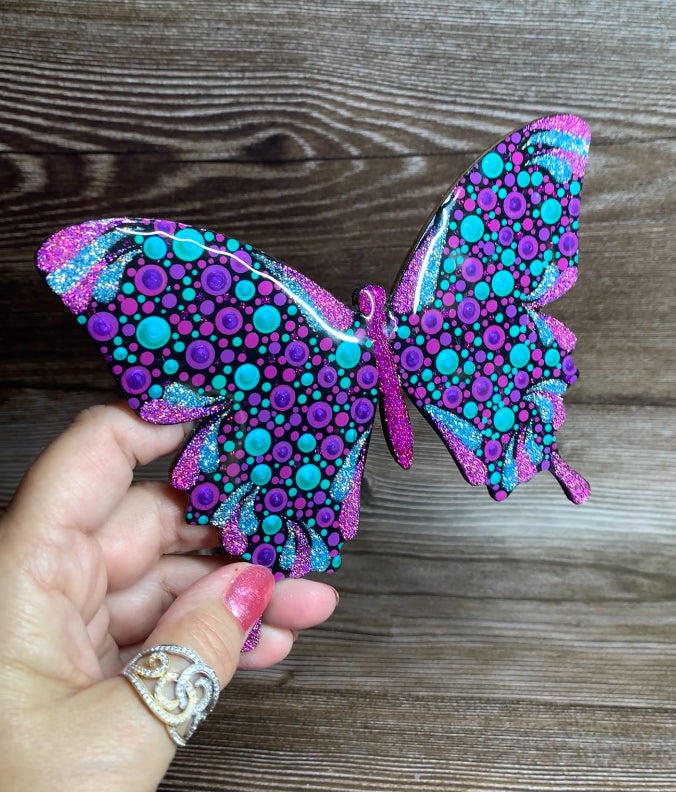 Purple & Teal Butterfly
