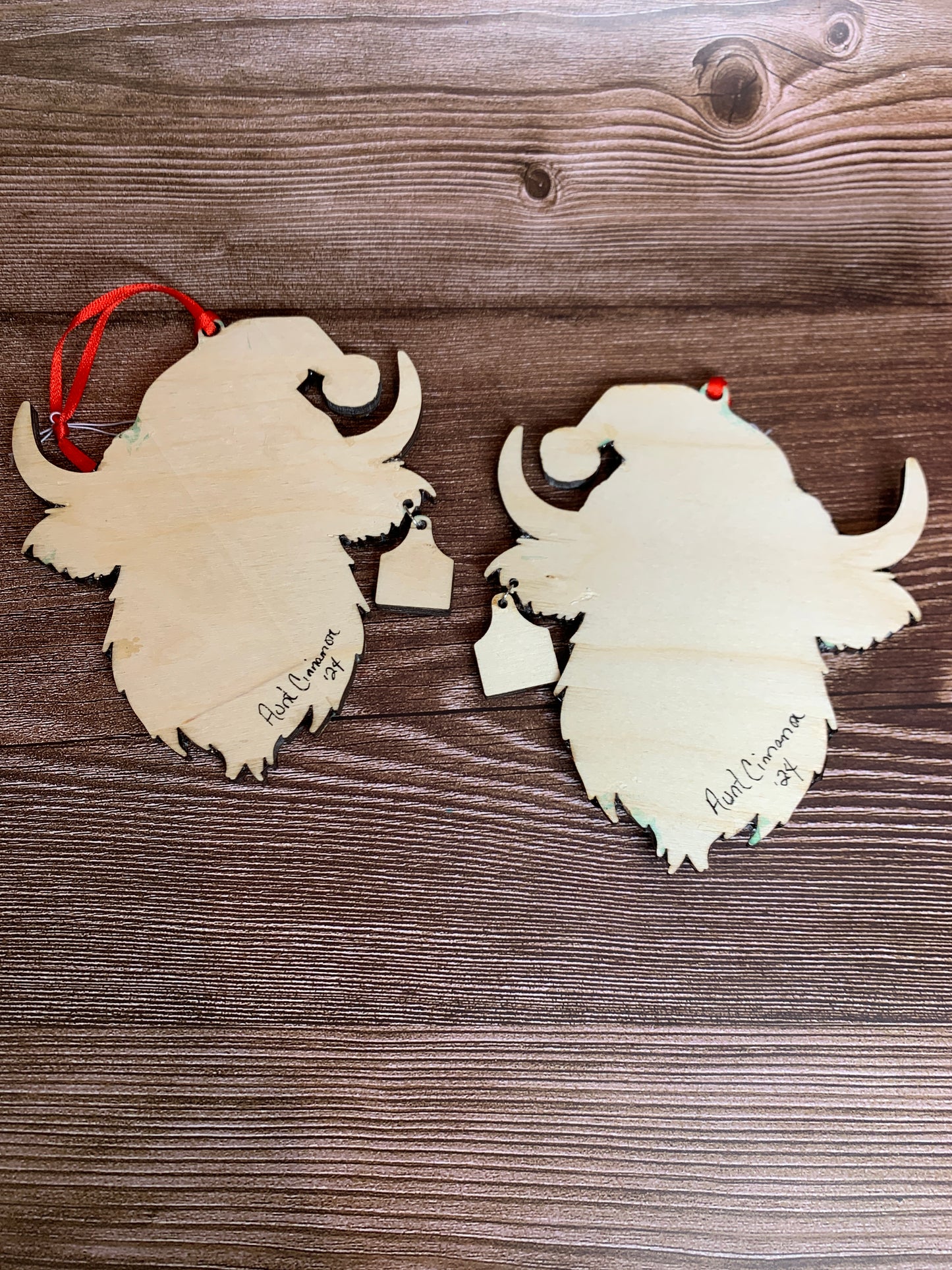 Highland cow ornaments