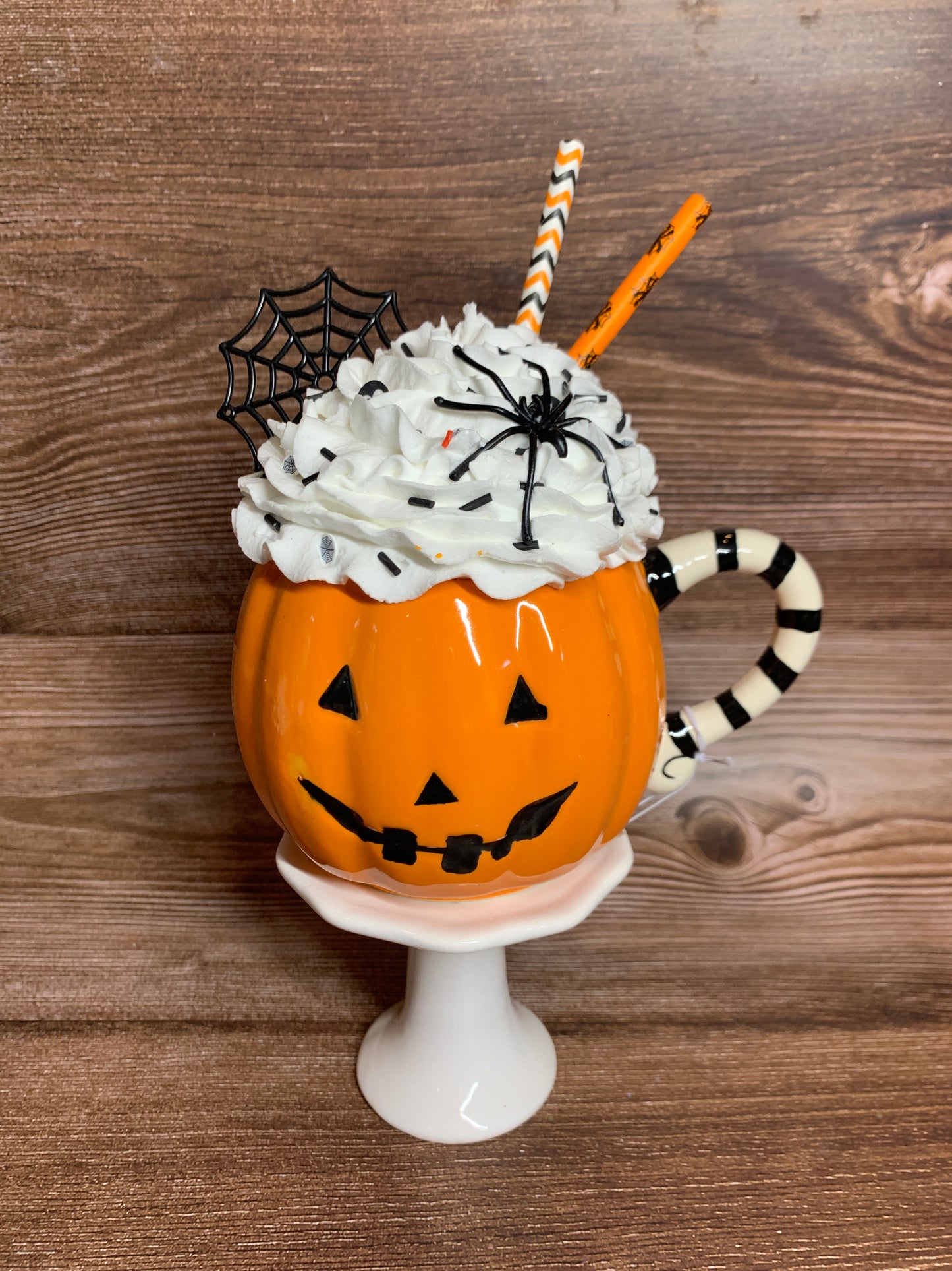 Large Ceramic Pumpkin Mugs