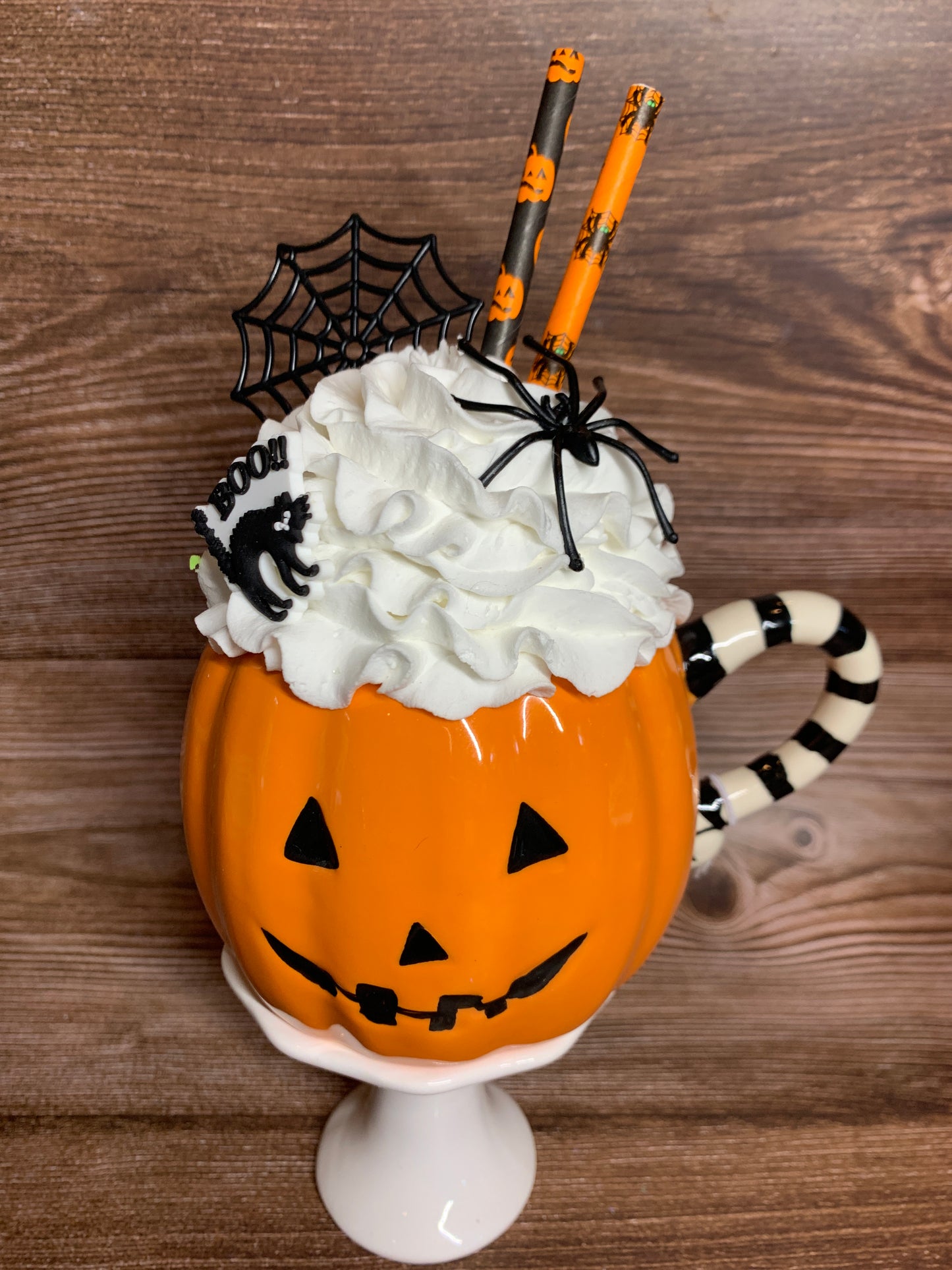 Large Ceramic Pumpkin Mugs