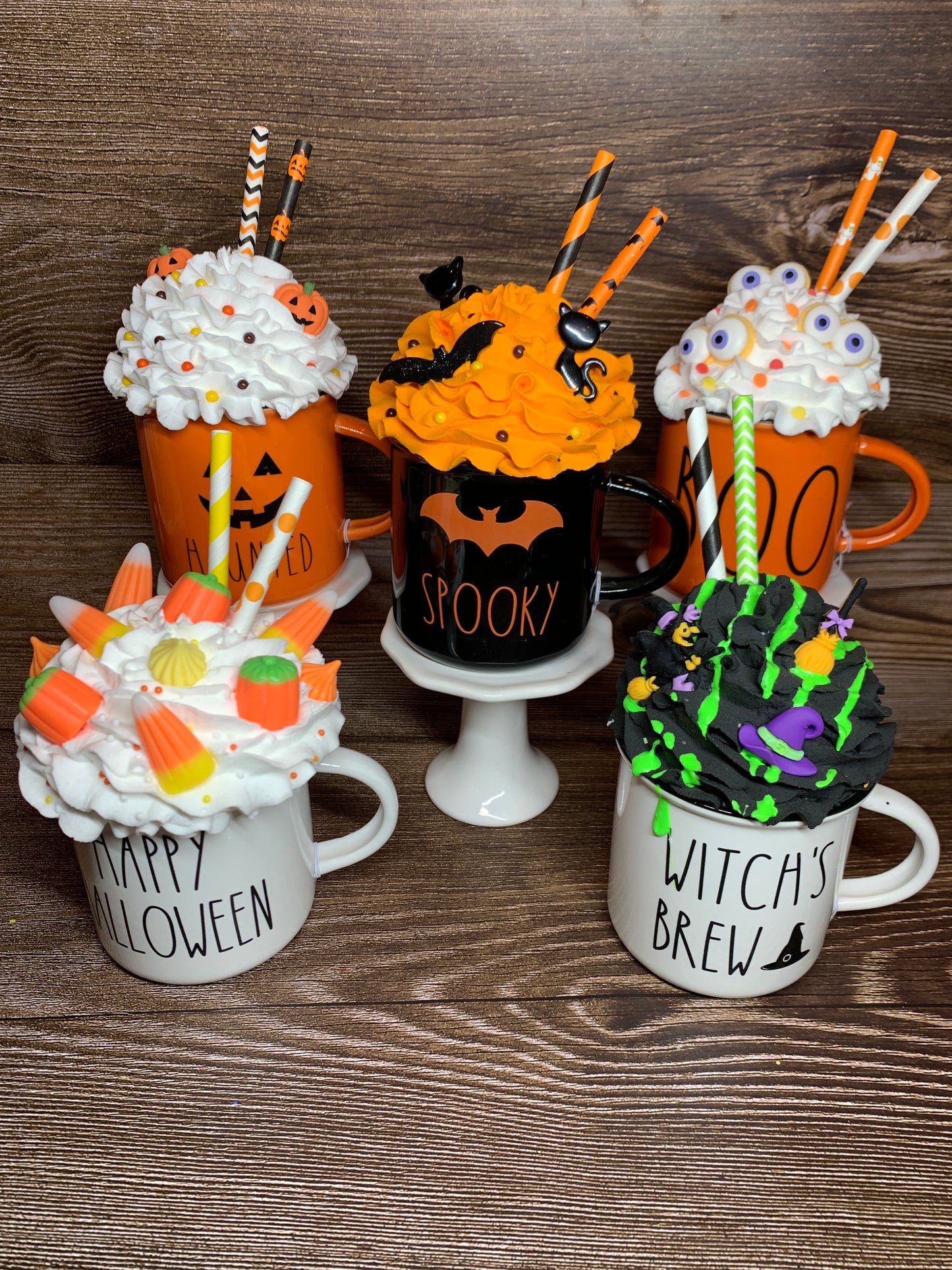 Large Halloween Themed Mugs