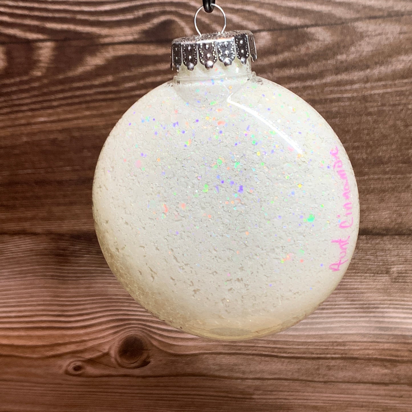 #220 Glittered Ornament