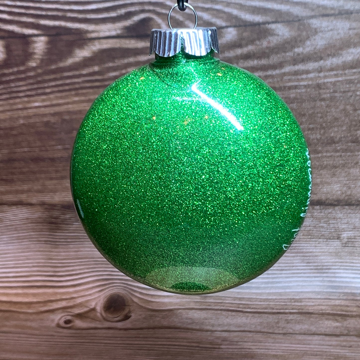 #219 Glittered Ornament