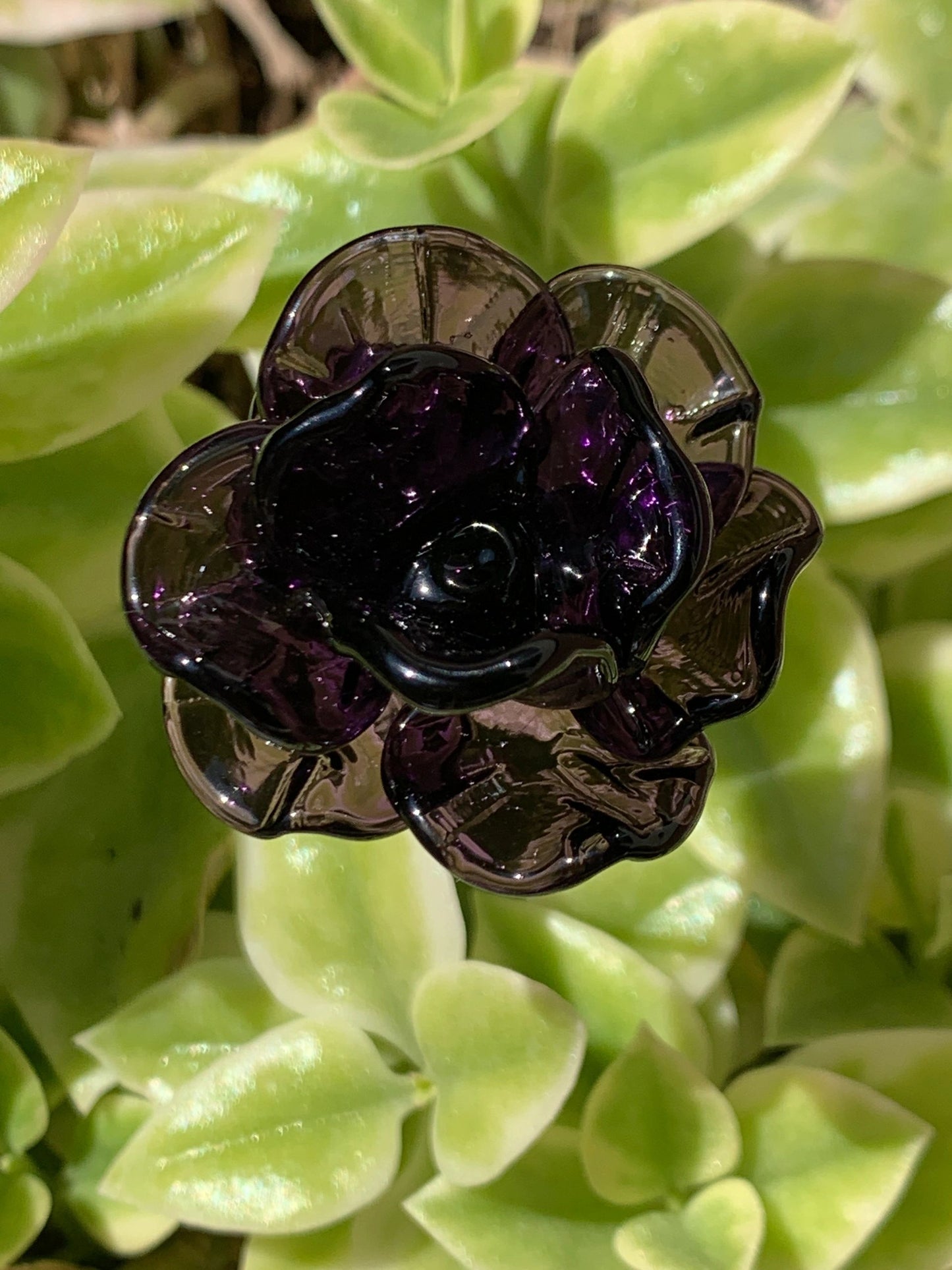 Deep Purple Plant Stake