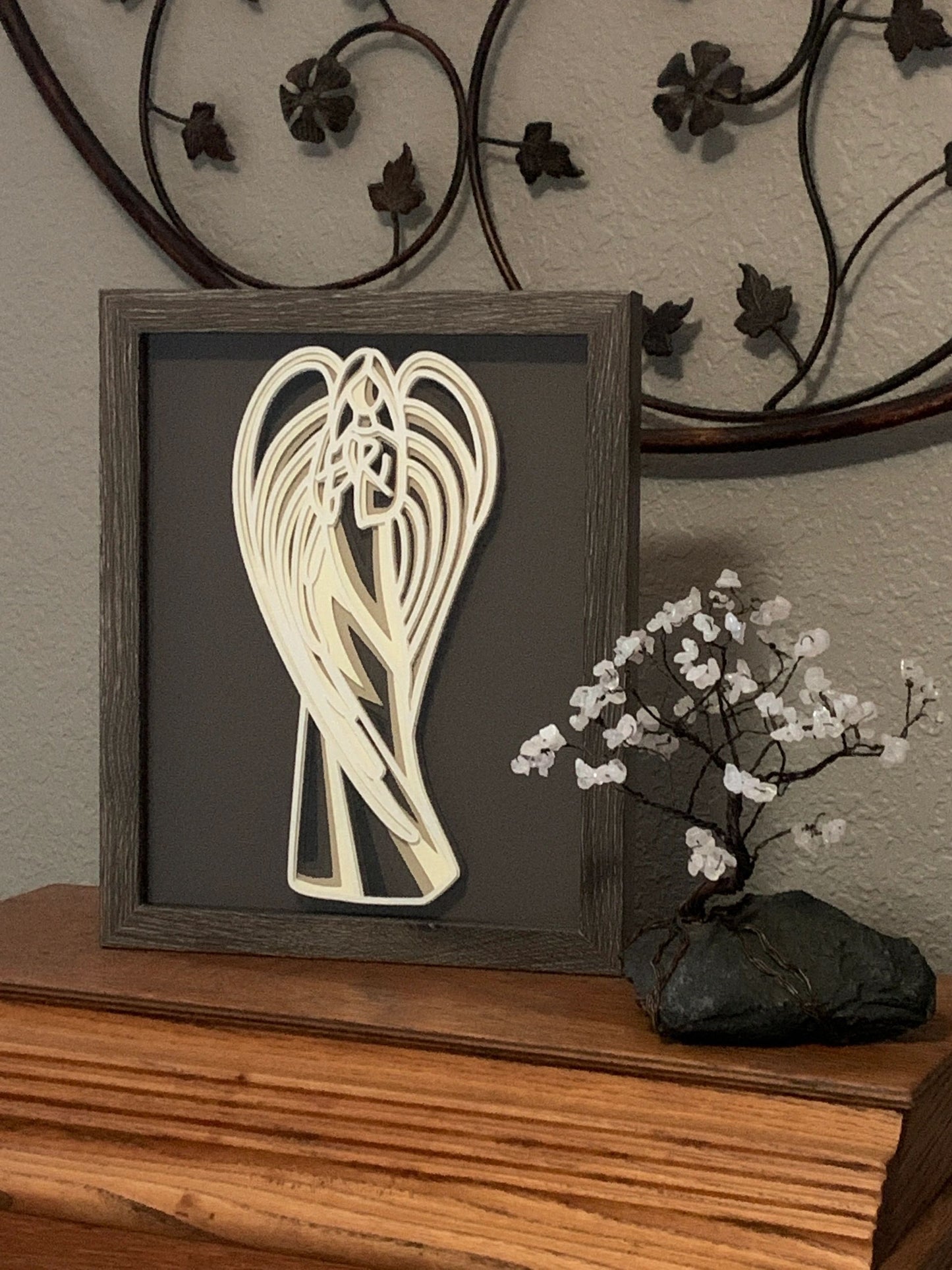 Framed 3 Dimensional Angel