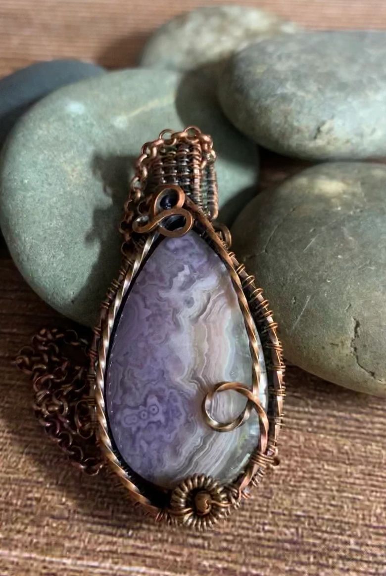 Royal Aztec Lace Agate