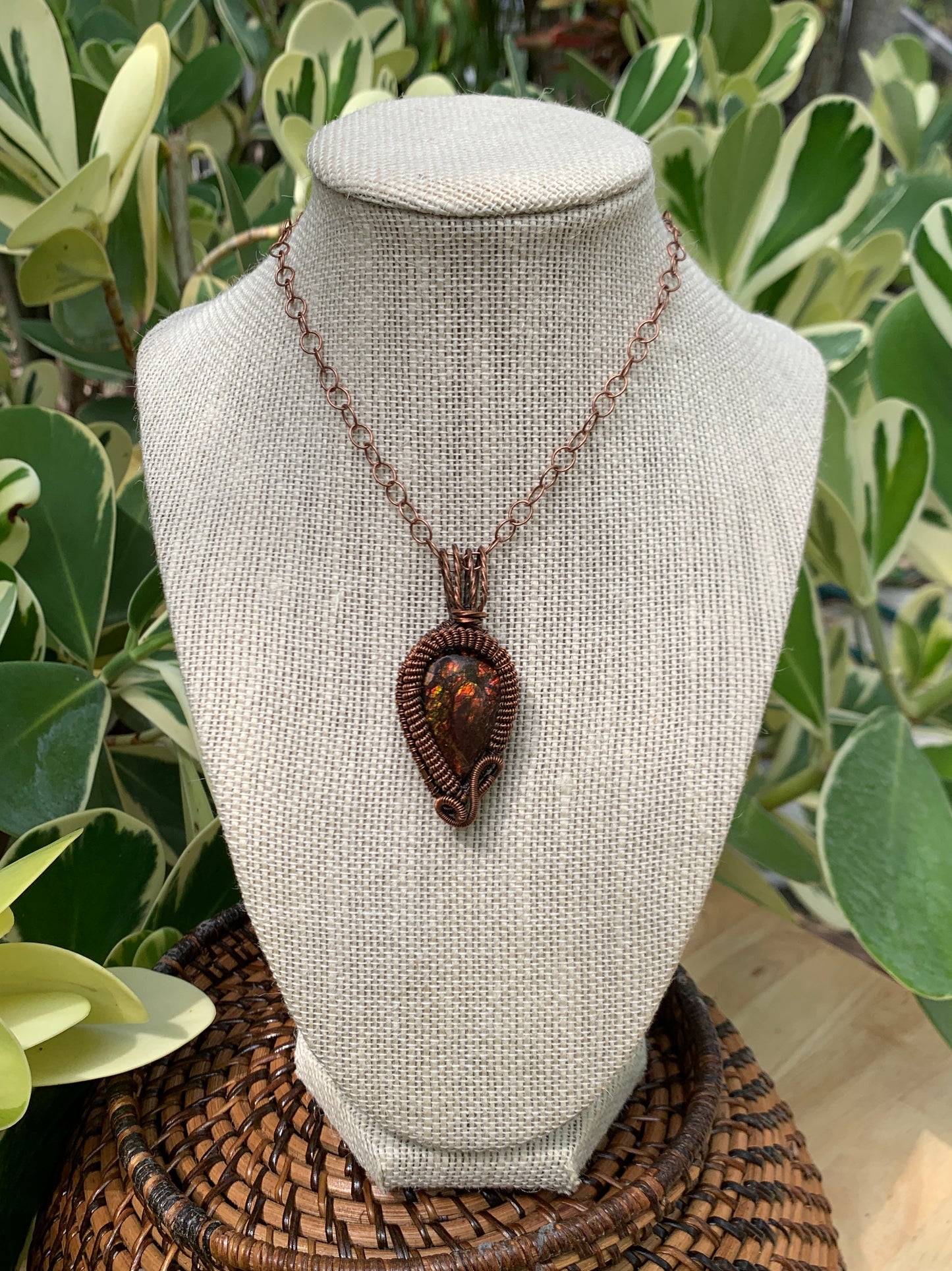 Ammolite Pendant