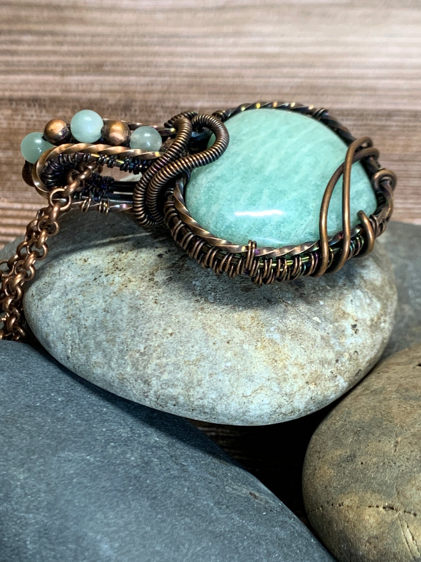 Amazonite and Aventurine
