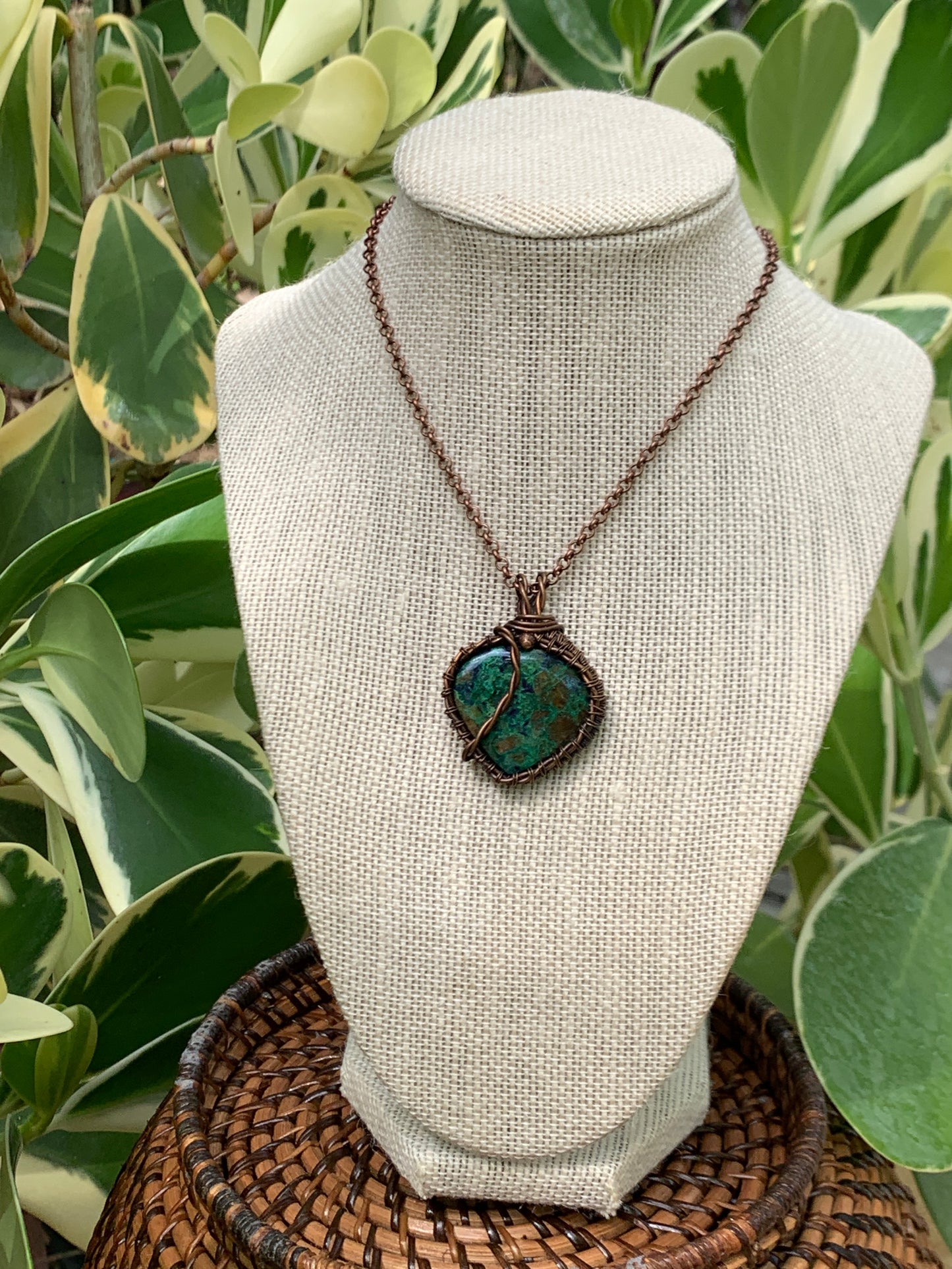Azurite & Malachite Pendant