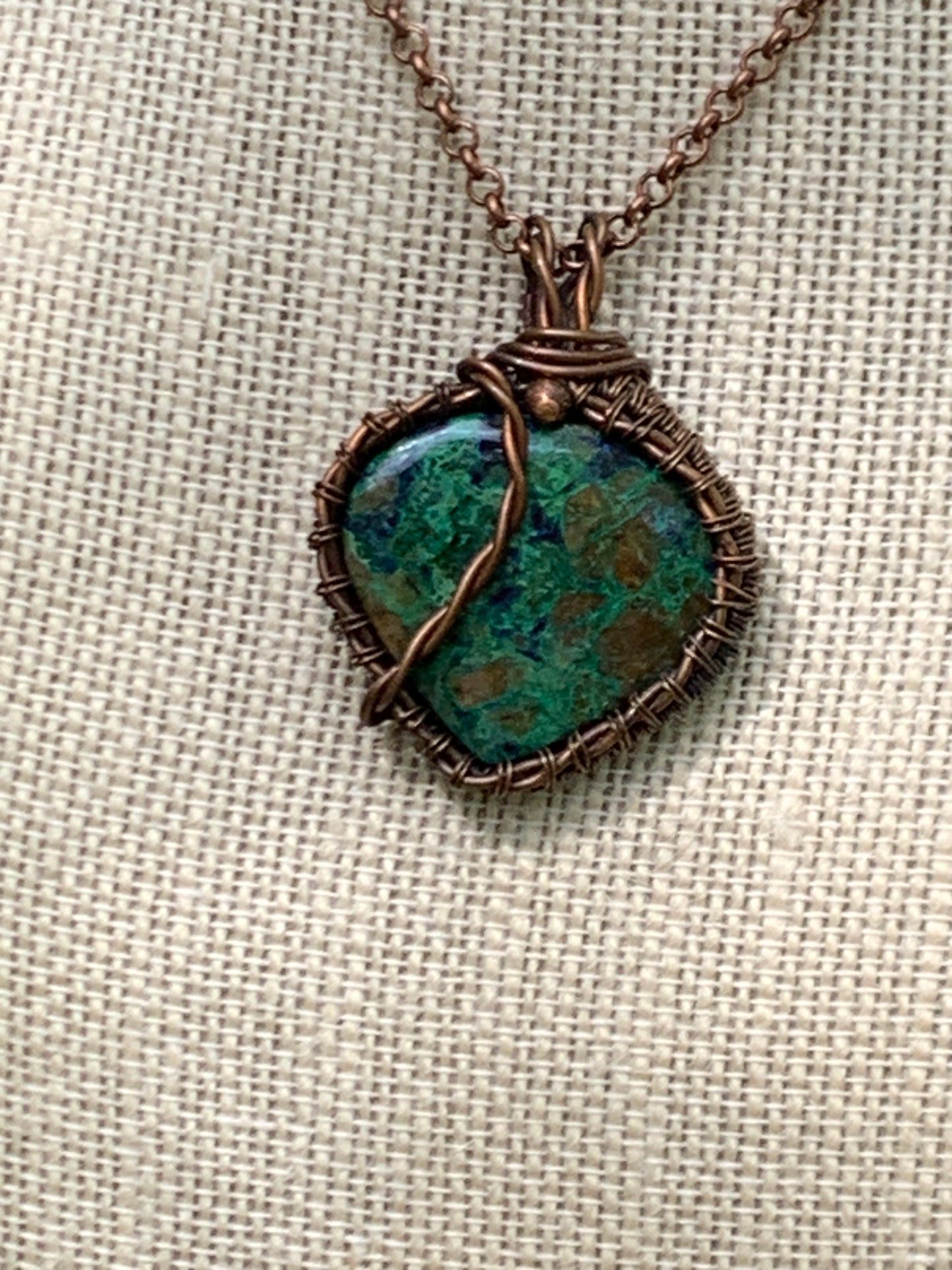 Azurite & Malachite Pendant