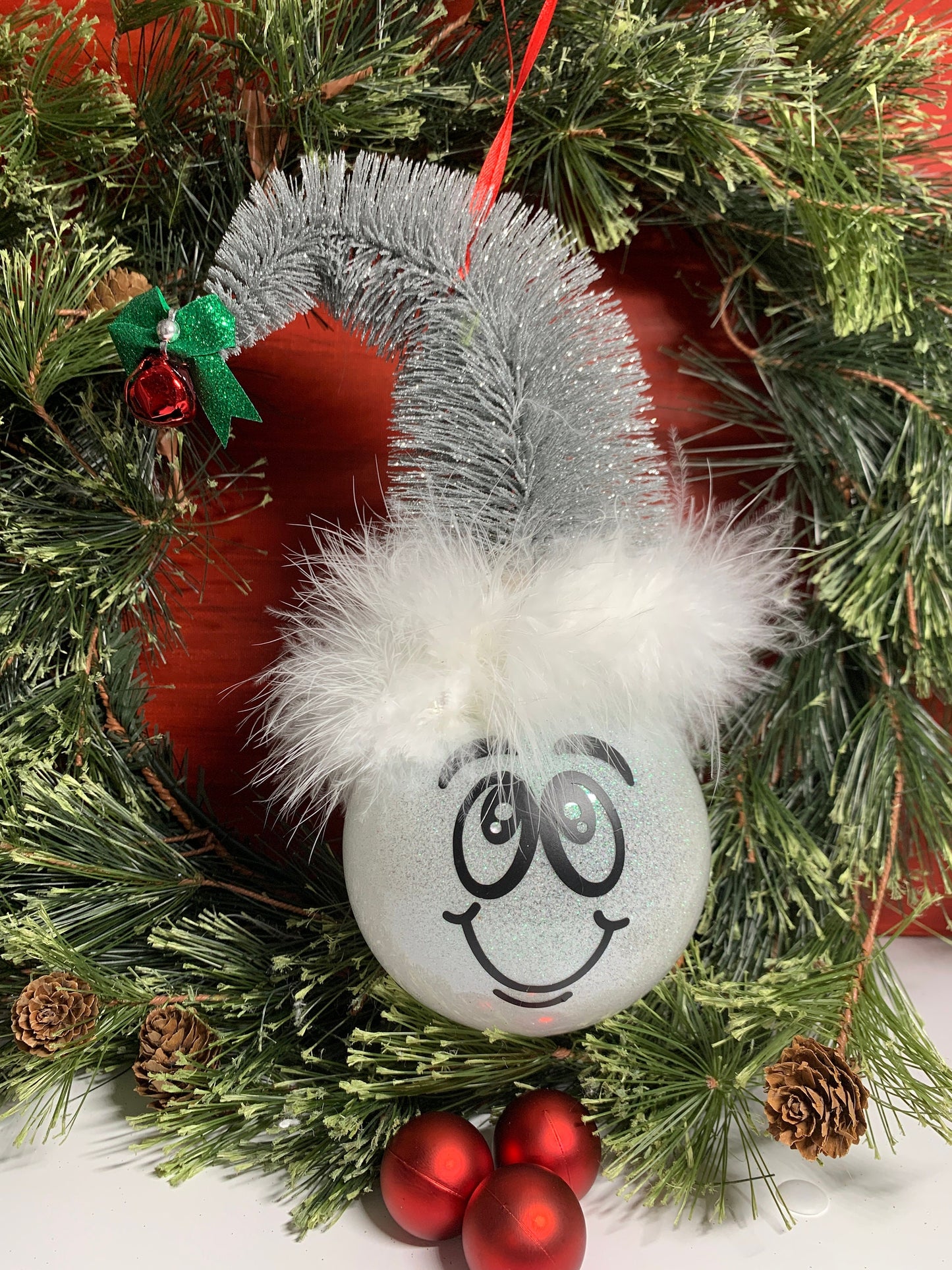 Silver Elf Ornament