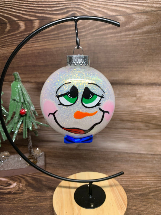 #30 Glittered Dot Art Ornament