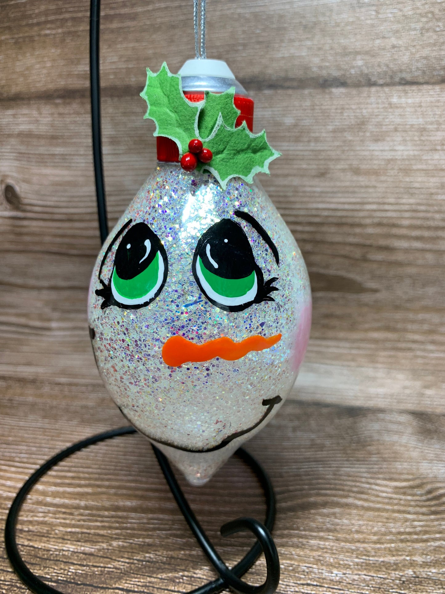 #10 Glittered Dot Art Ornament