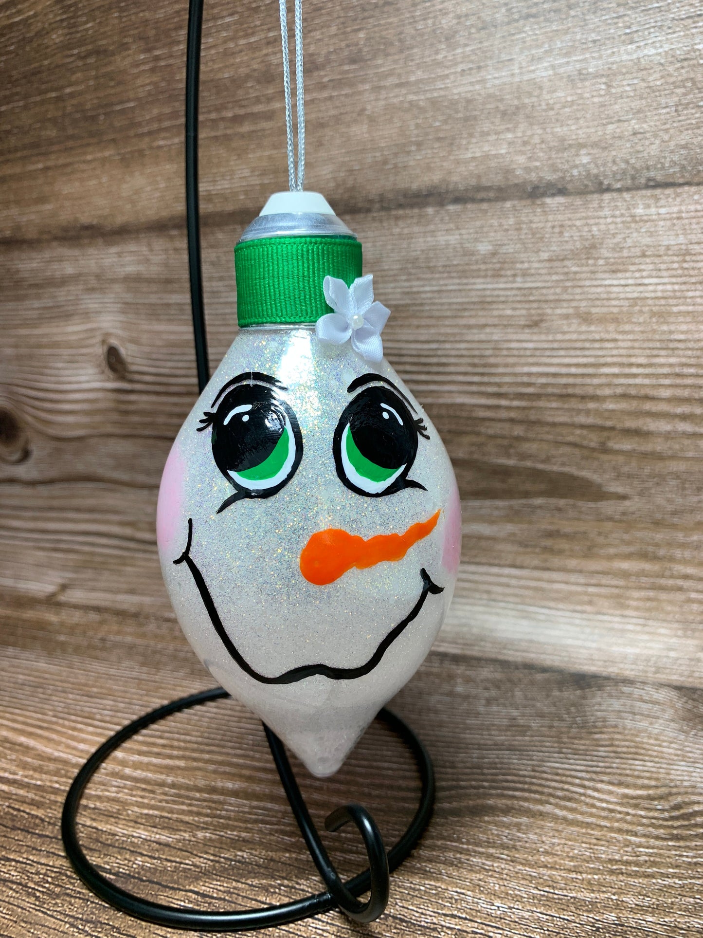 #10 Glittered Dot Art Ornament